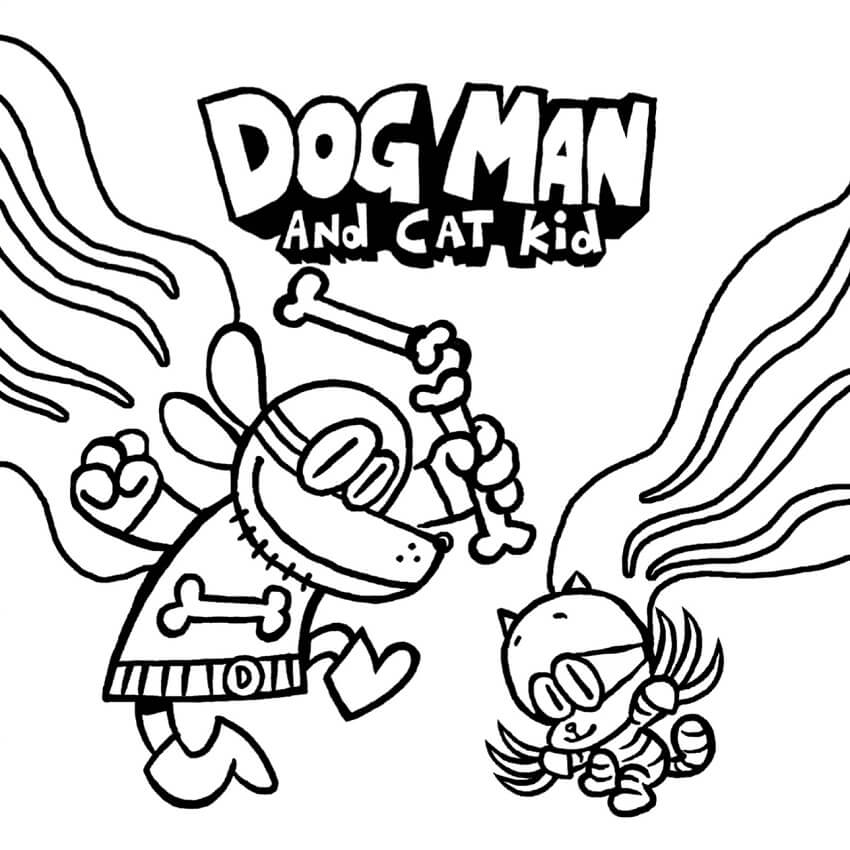 Dogman Coloring Pages Printable
