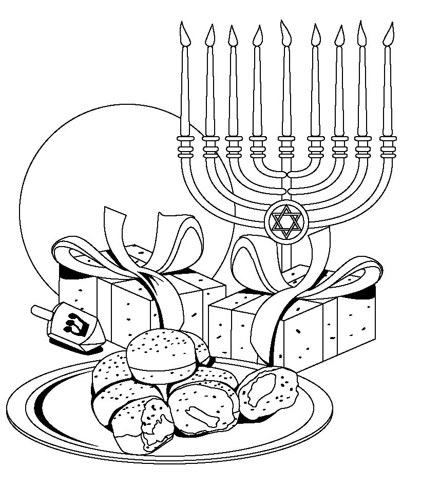 Download Free Hanukkah Color Pages Printable For Pre School Happy Hanukkah 2017 Chanukah