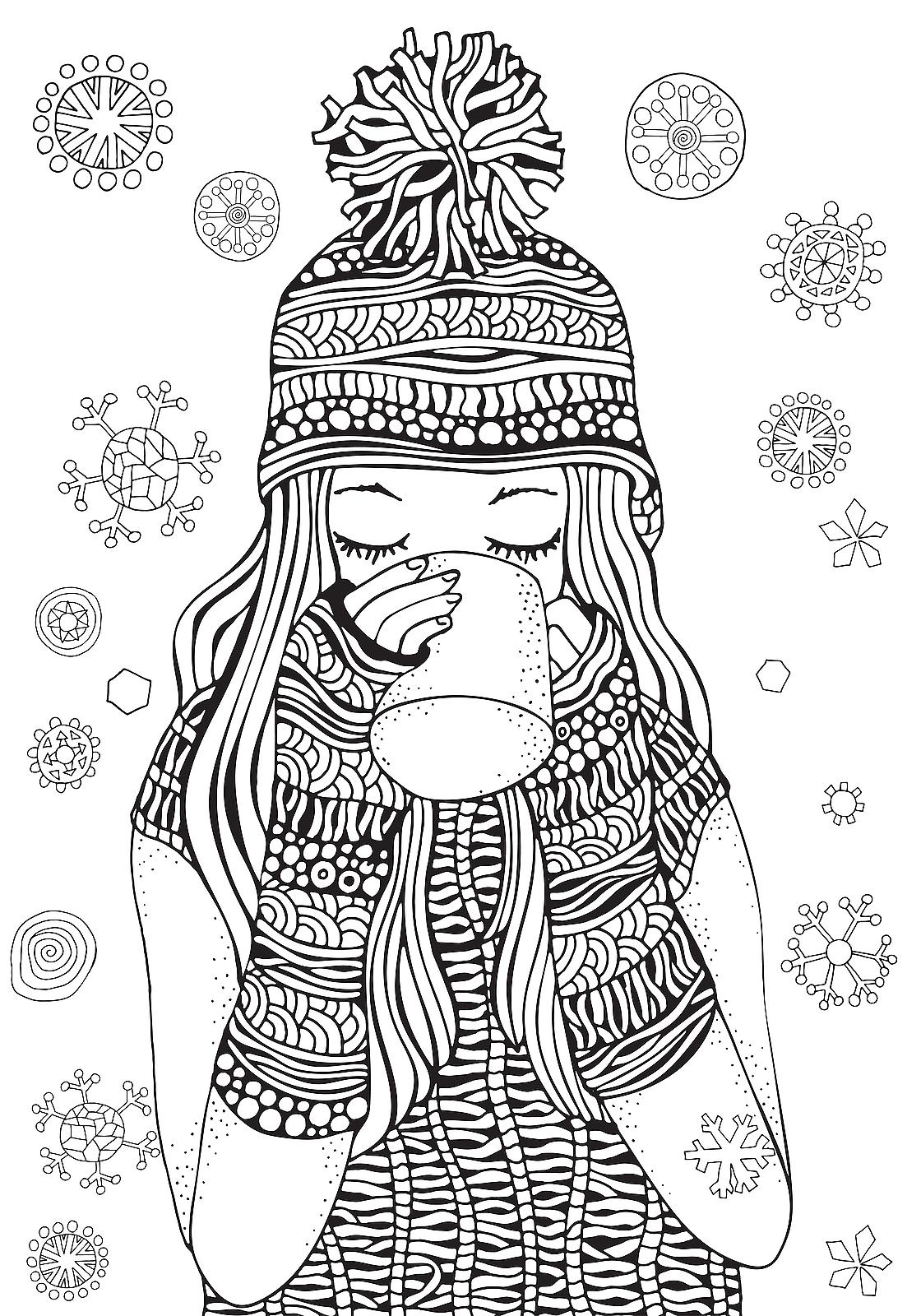 Printable Winter Coloring Pages