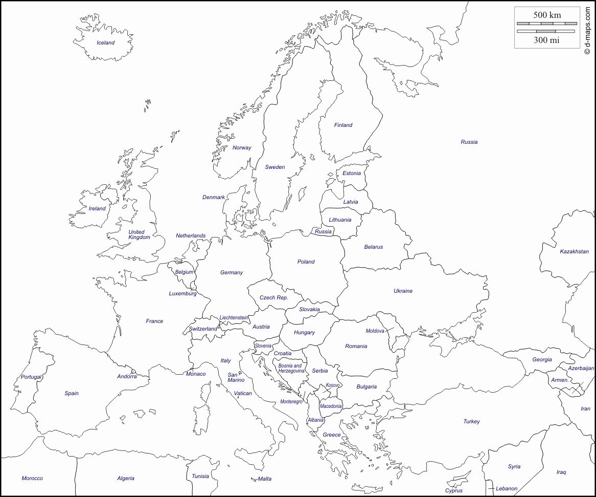 Europe Coloring Pages Printable