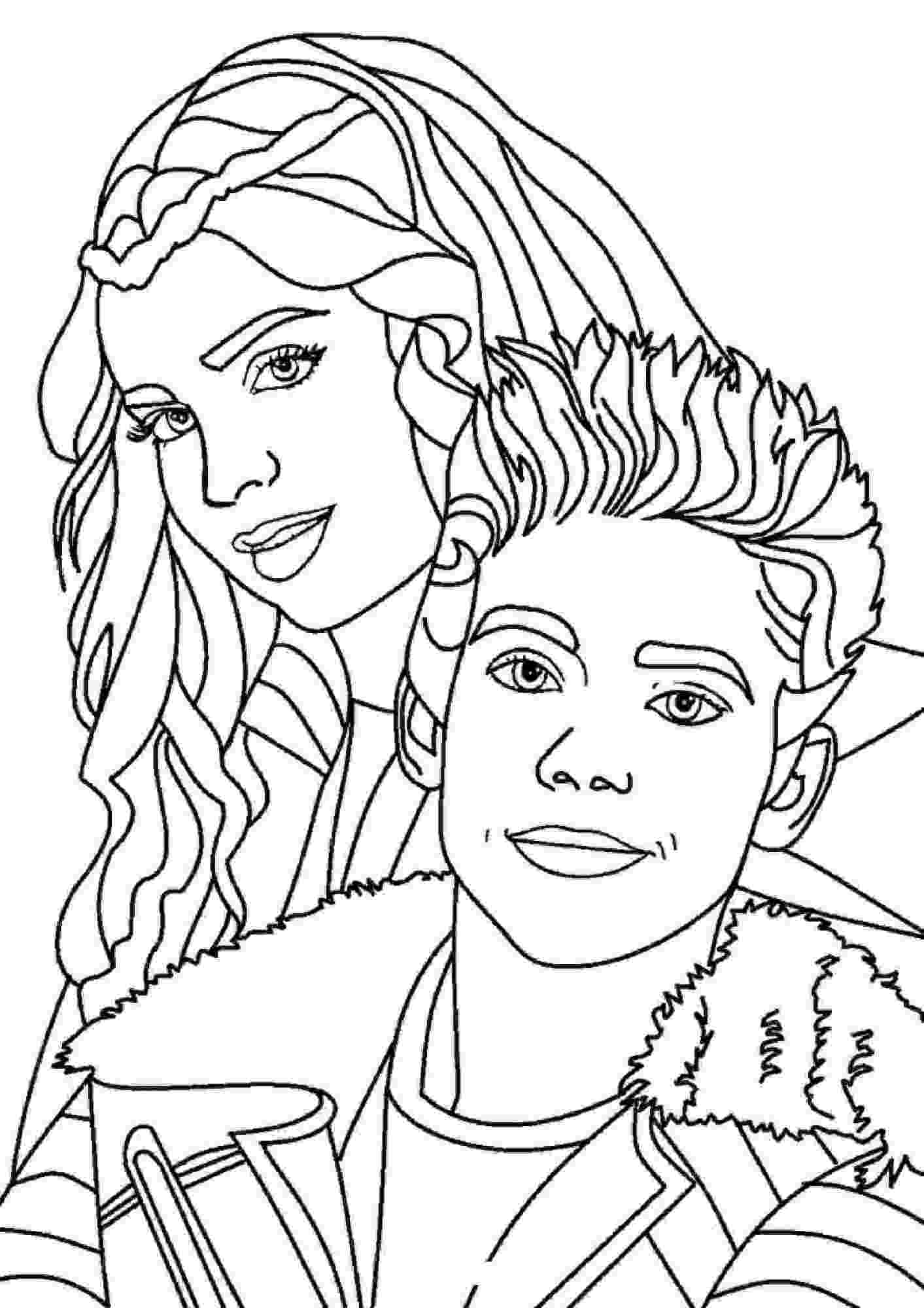 Desendants Coloring Pages Printable