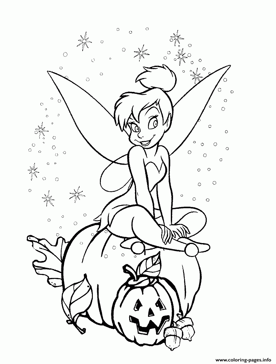 Printable Halloween Disney Coloring Pages