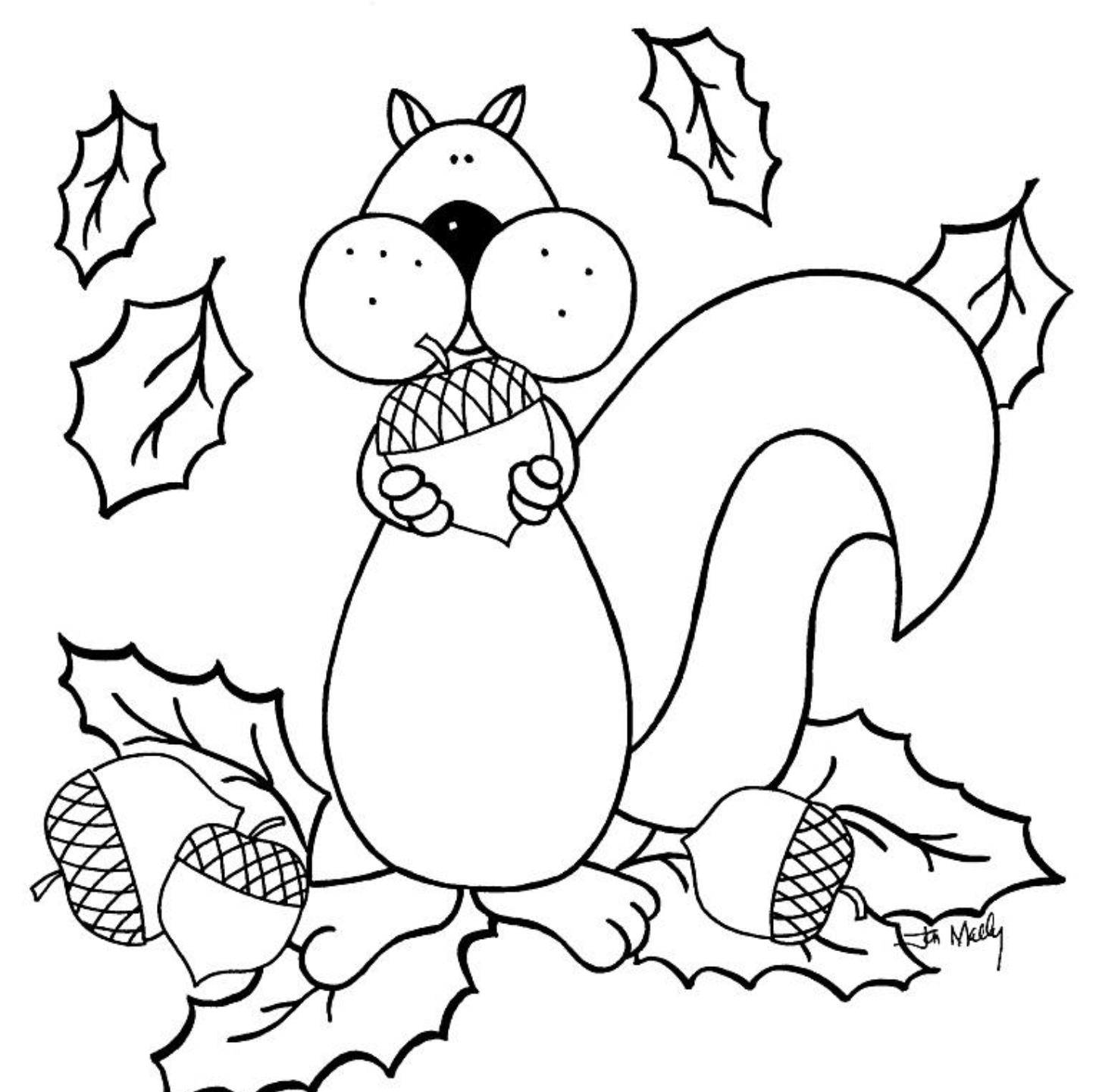 Printable Coloring Pages Fall