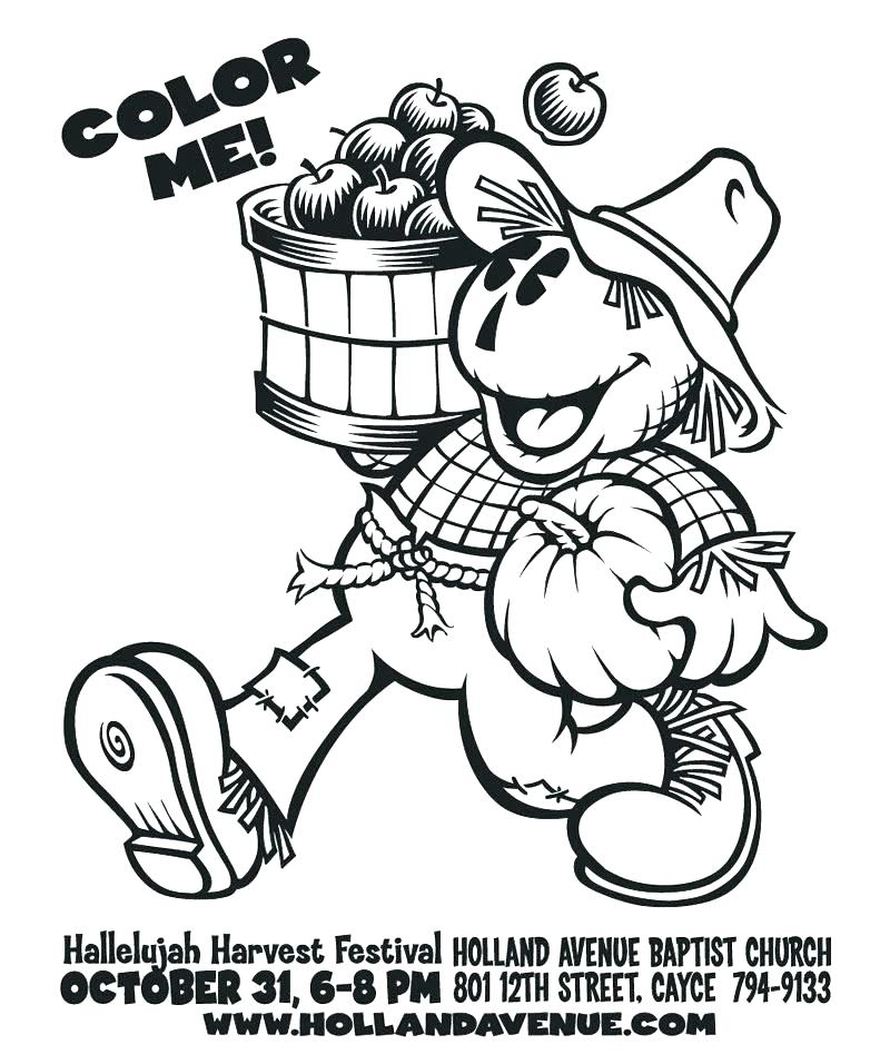 Fall Festival Printable Coloring Pages