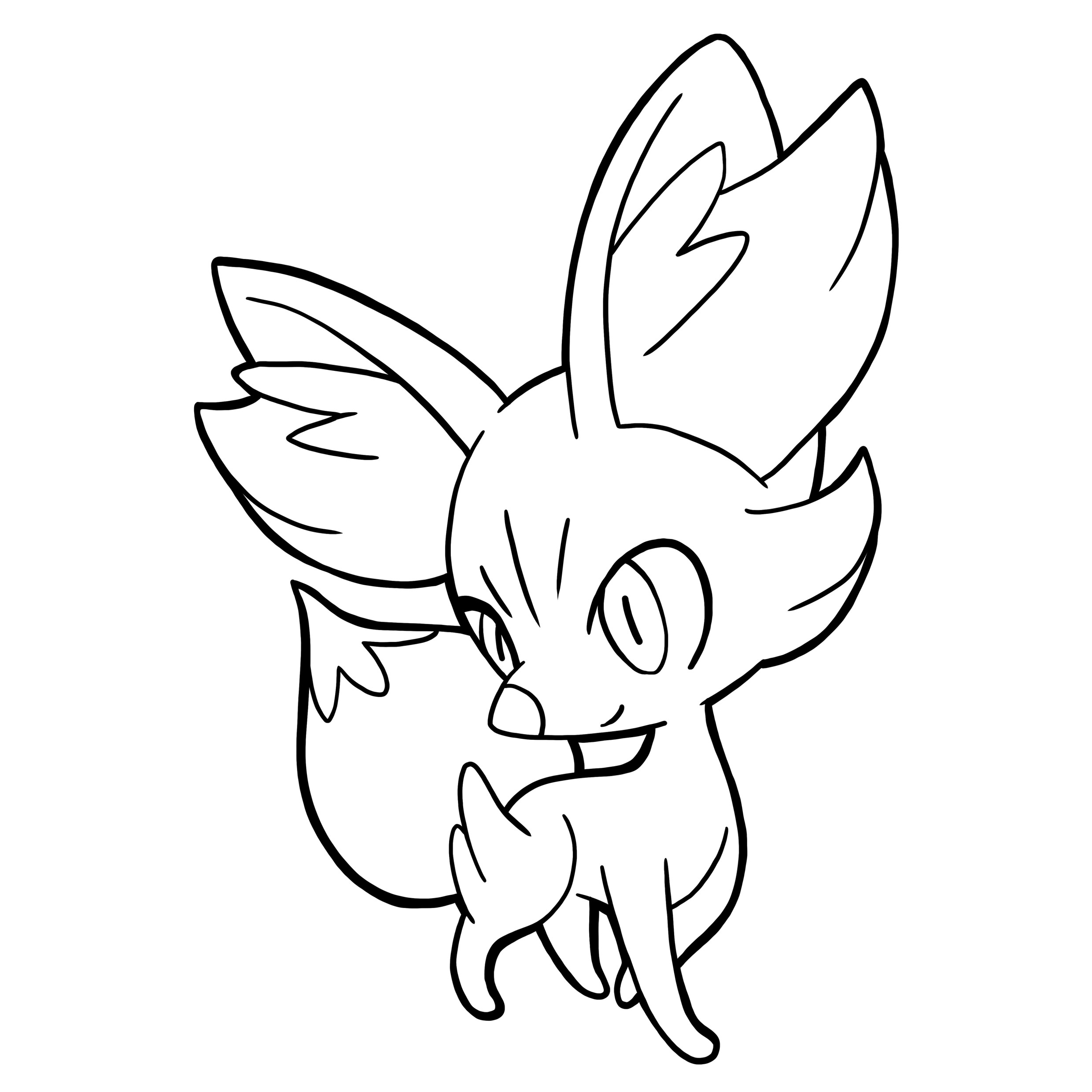 Fennekin Coloring Page At GetColorings Free Printable Colorings Pages To Print And Color