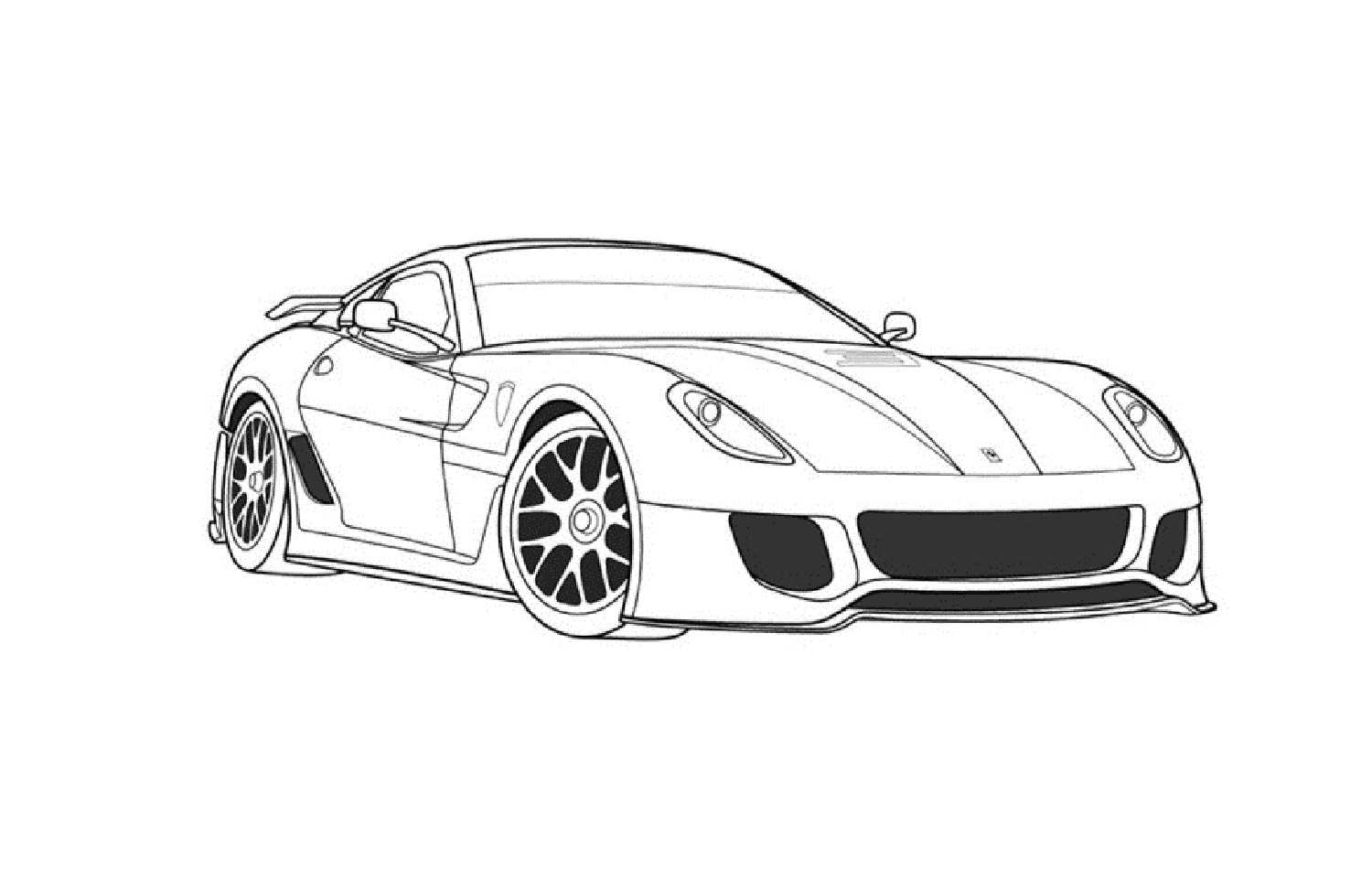 Ferrari Laferrari Coloring Pages