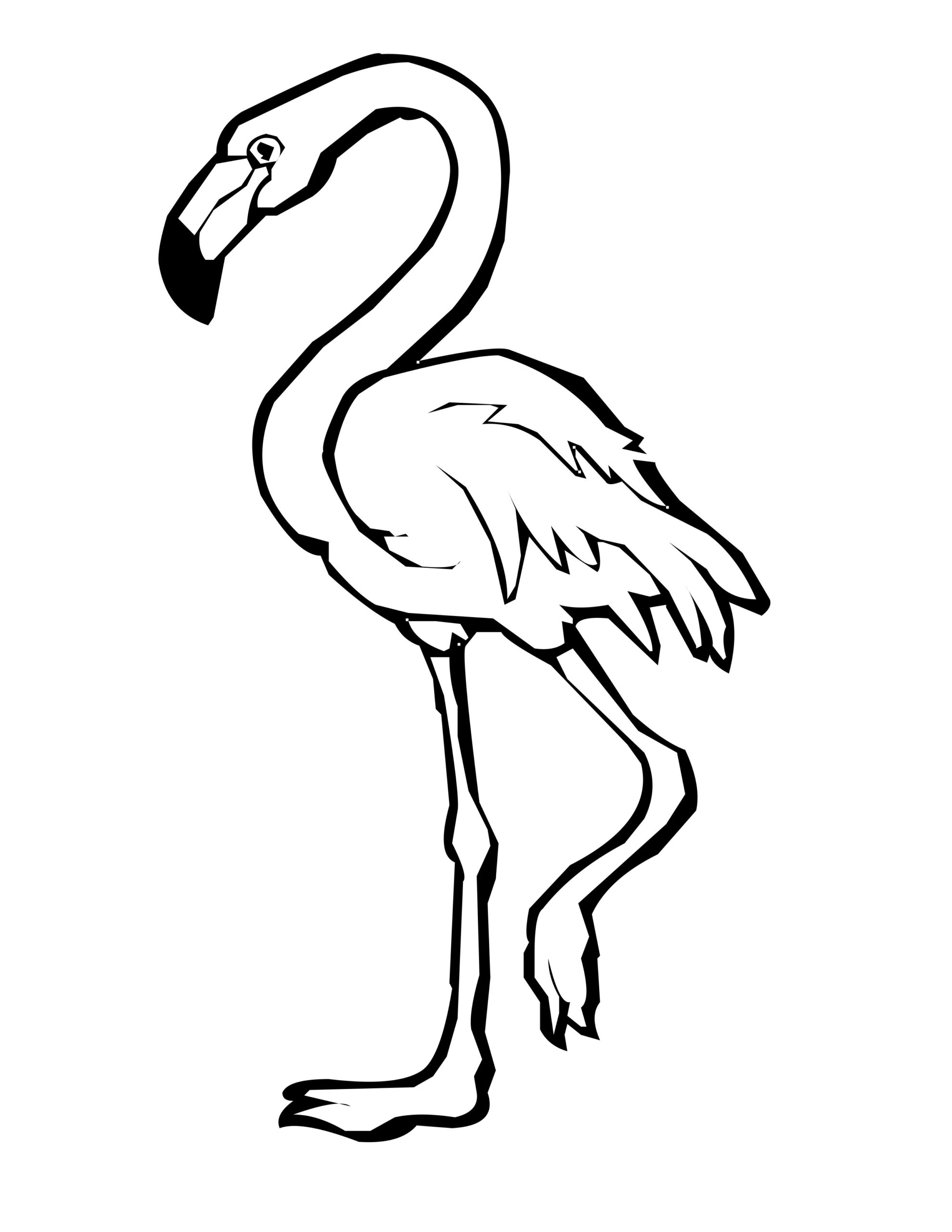 Flamingo Coloring Pages To Download And Print For Free