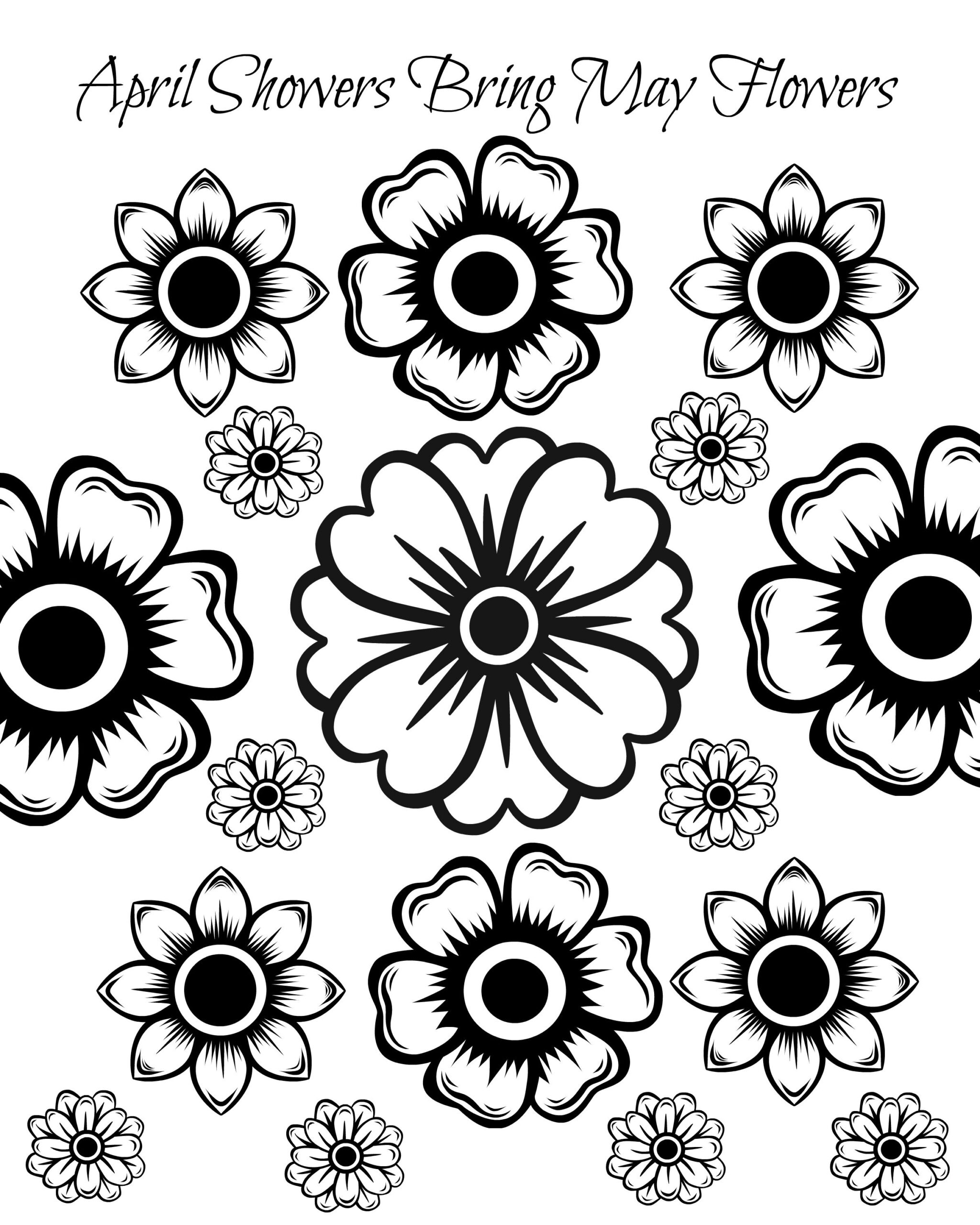Flower Coloring Pages Thekidsworksheet