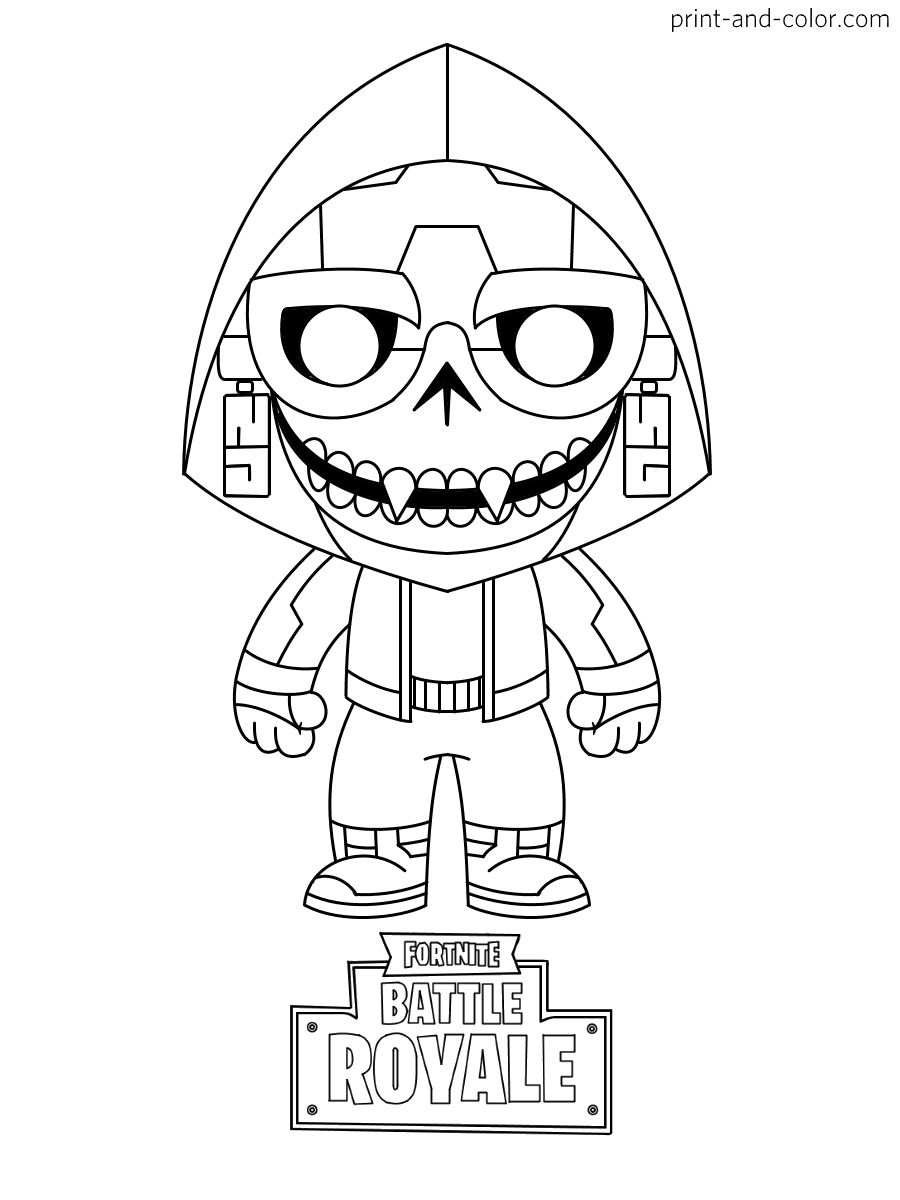 Printable Coloring Pages Of Fortnite