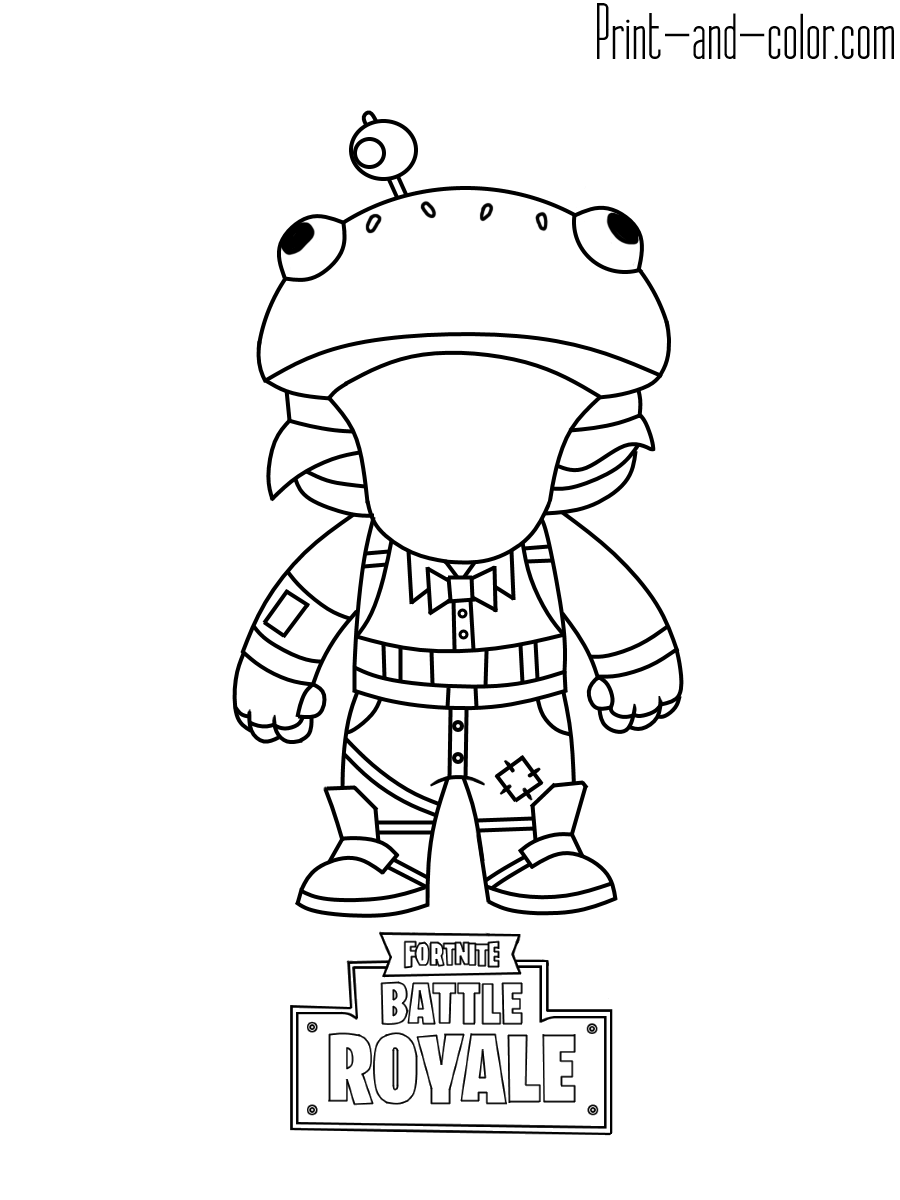 Fortnite Coloring Pages Print And Color