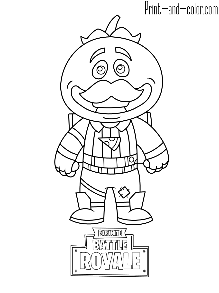 Fortnite Coloring Pages Print And Color