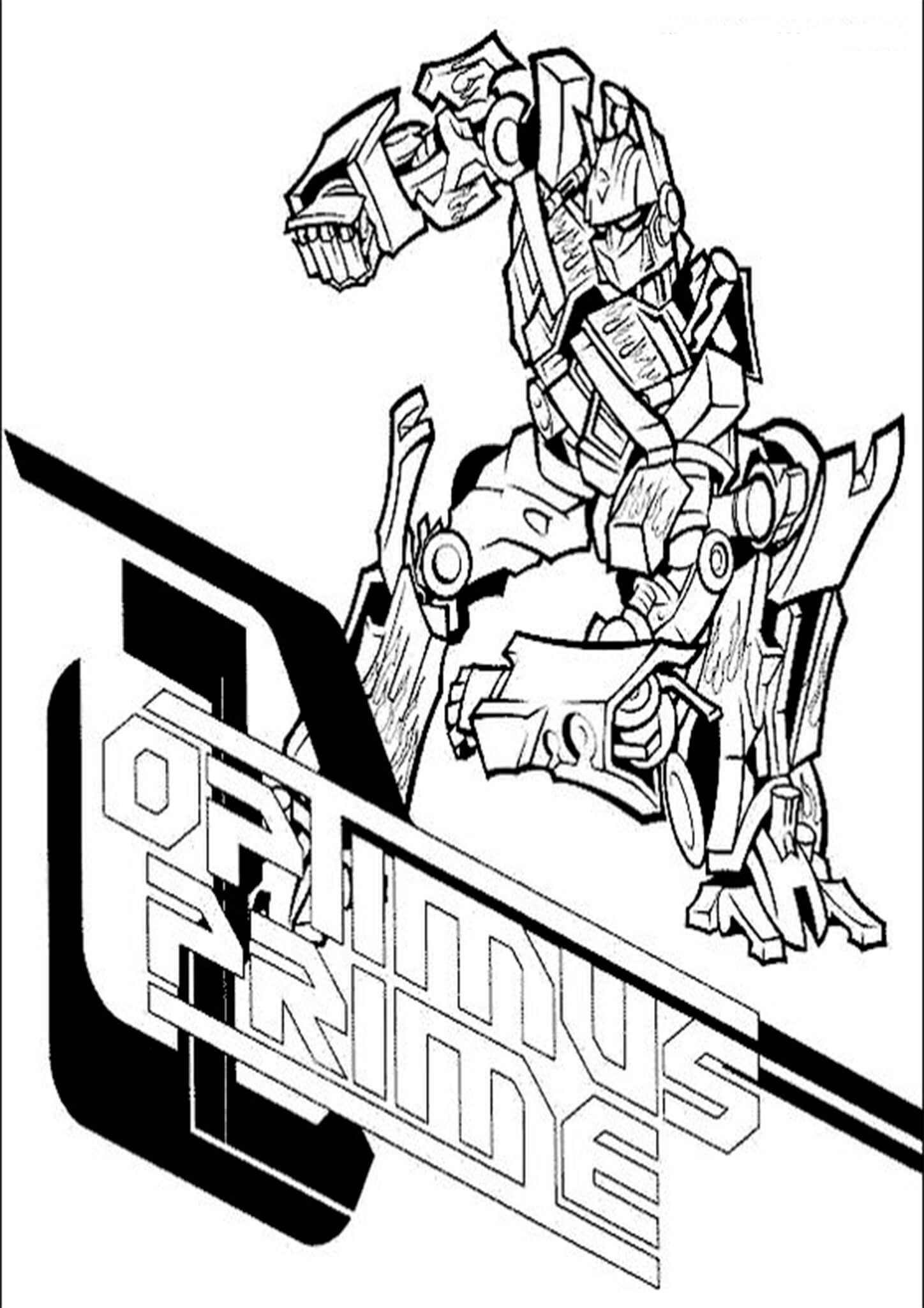Free Easy To Print Transformers Coloring Pages Tulamama