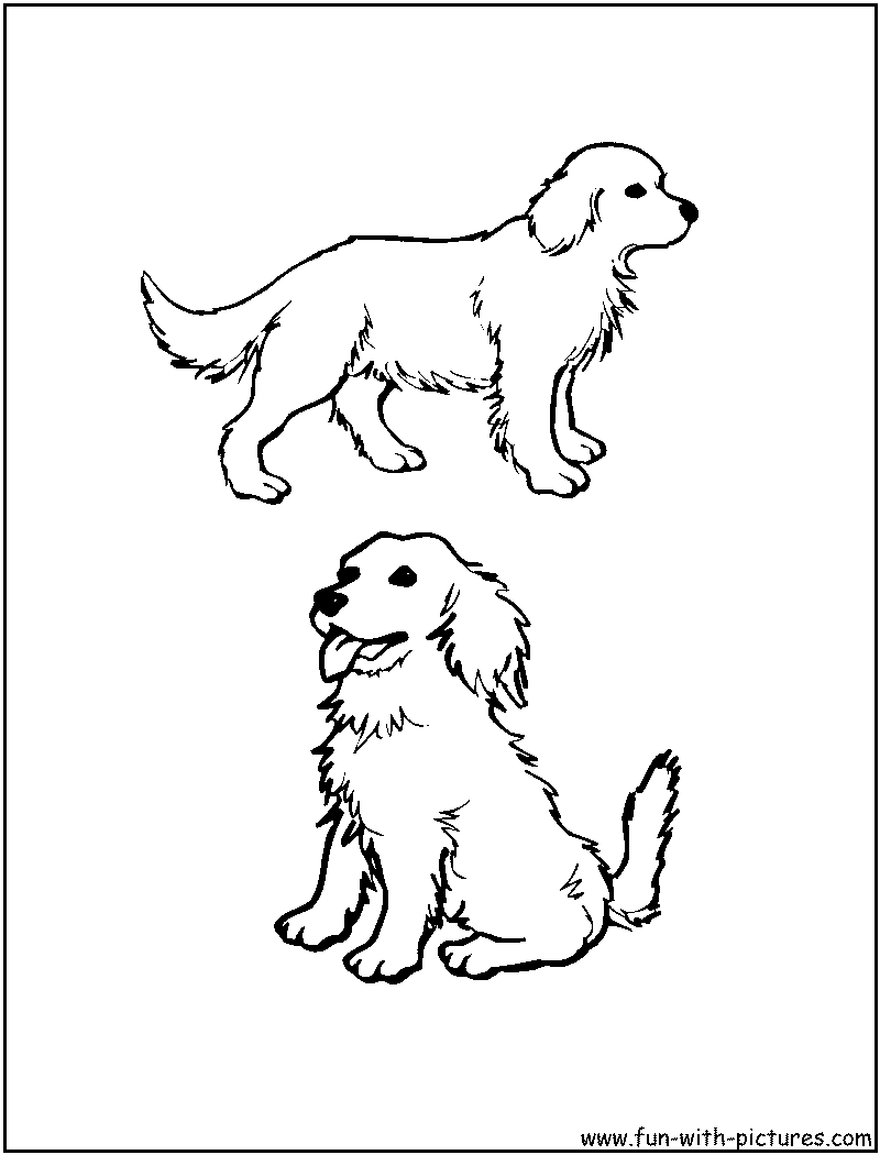 Free Golden Retriever Puppy Coloring Pages Printable Download Free Golden Retriever Puppy