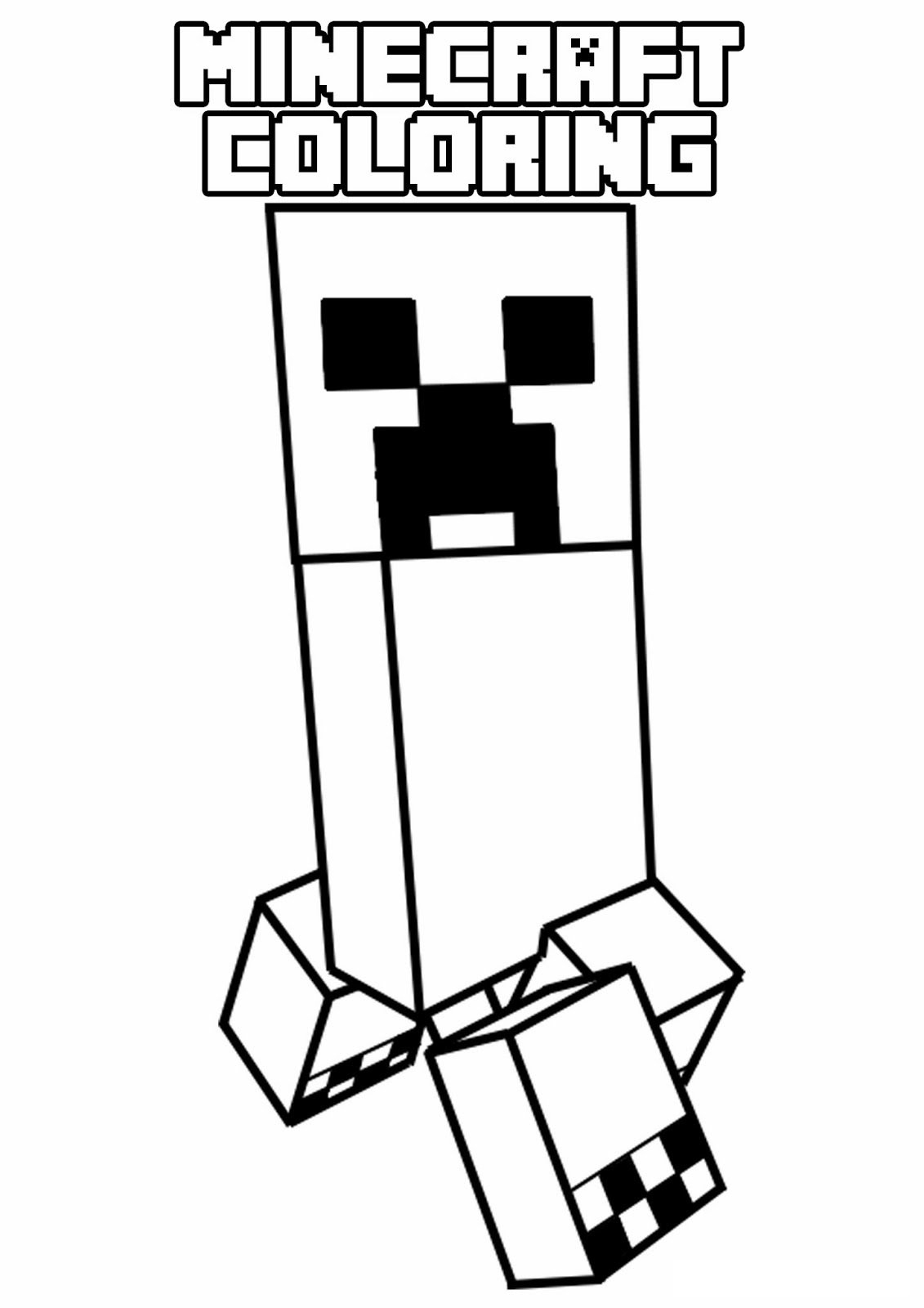 Free Minecraft Drawing To Print And Color Minecraft Coloring Pages For Kids