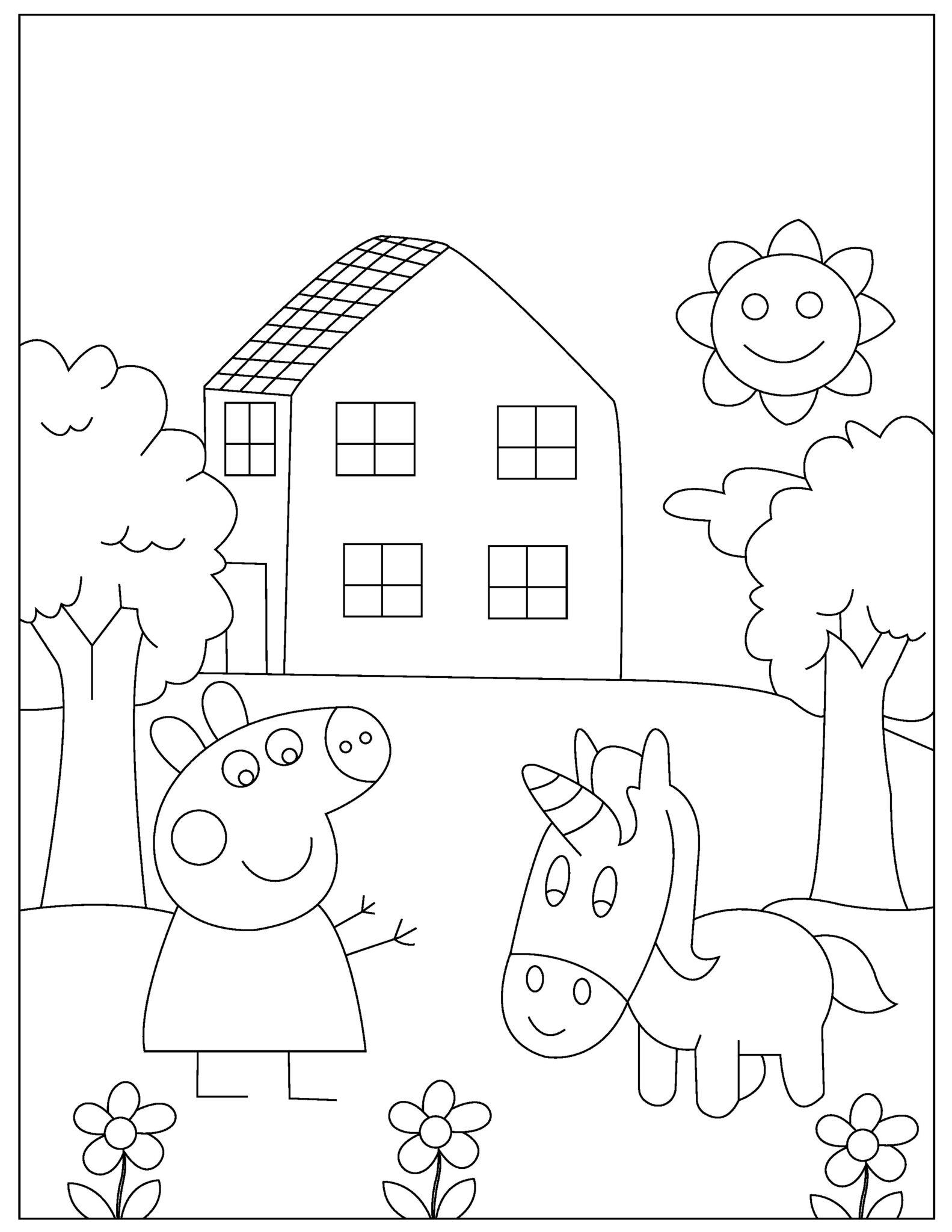Free PEPPA PIG Coloring Pages For Download Printable PDF VerbNow