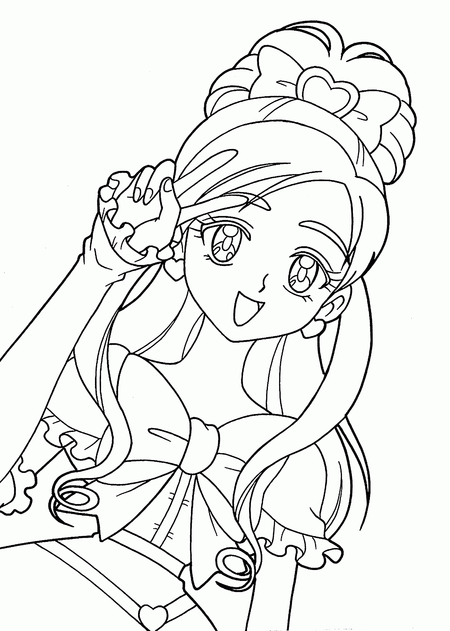 Free Printable Anime Coloring Pages Coloring Home