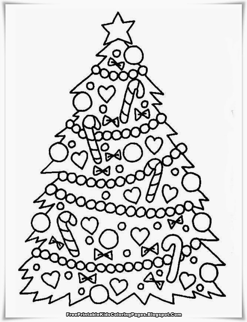 Free Printable Christmas Coloring Pages Free Printable Kids Coloring Pages