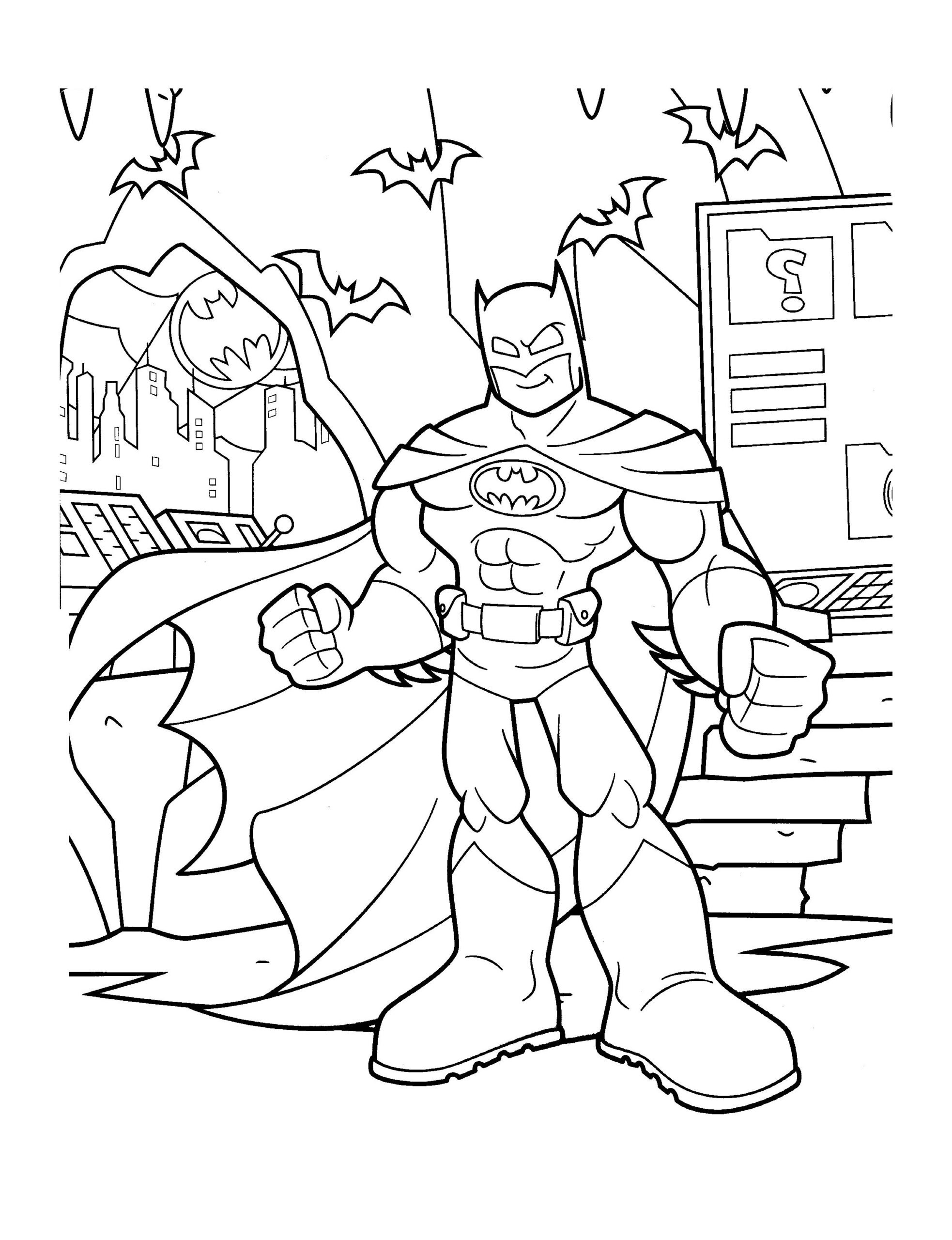 Free Printable Coloring Pages Batman Get Your Hands On Amazing Free Printables