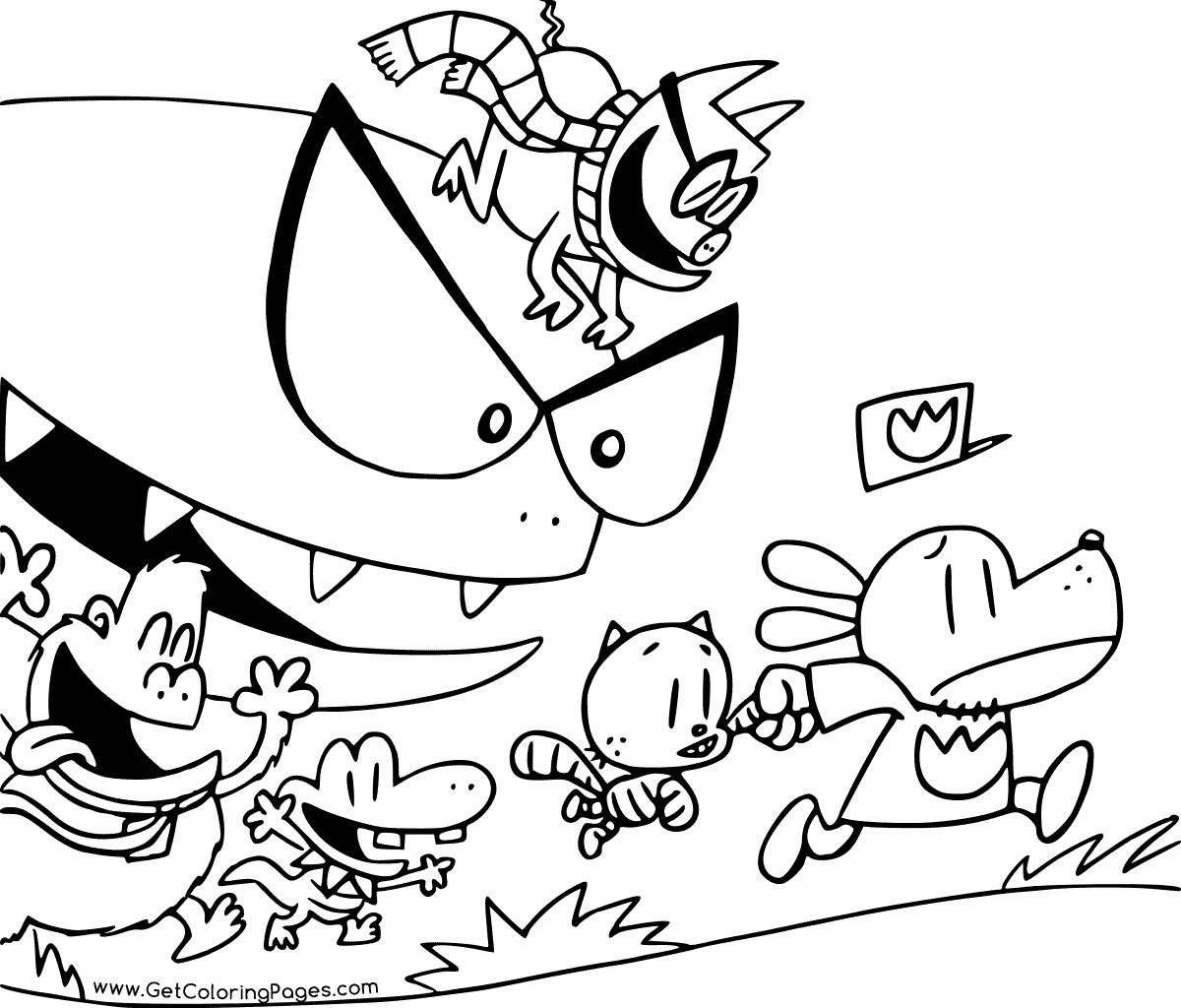 Free Printable Coloring Pages Dogman AllyaxKemp
