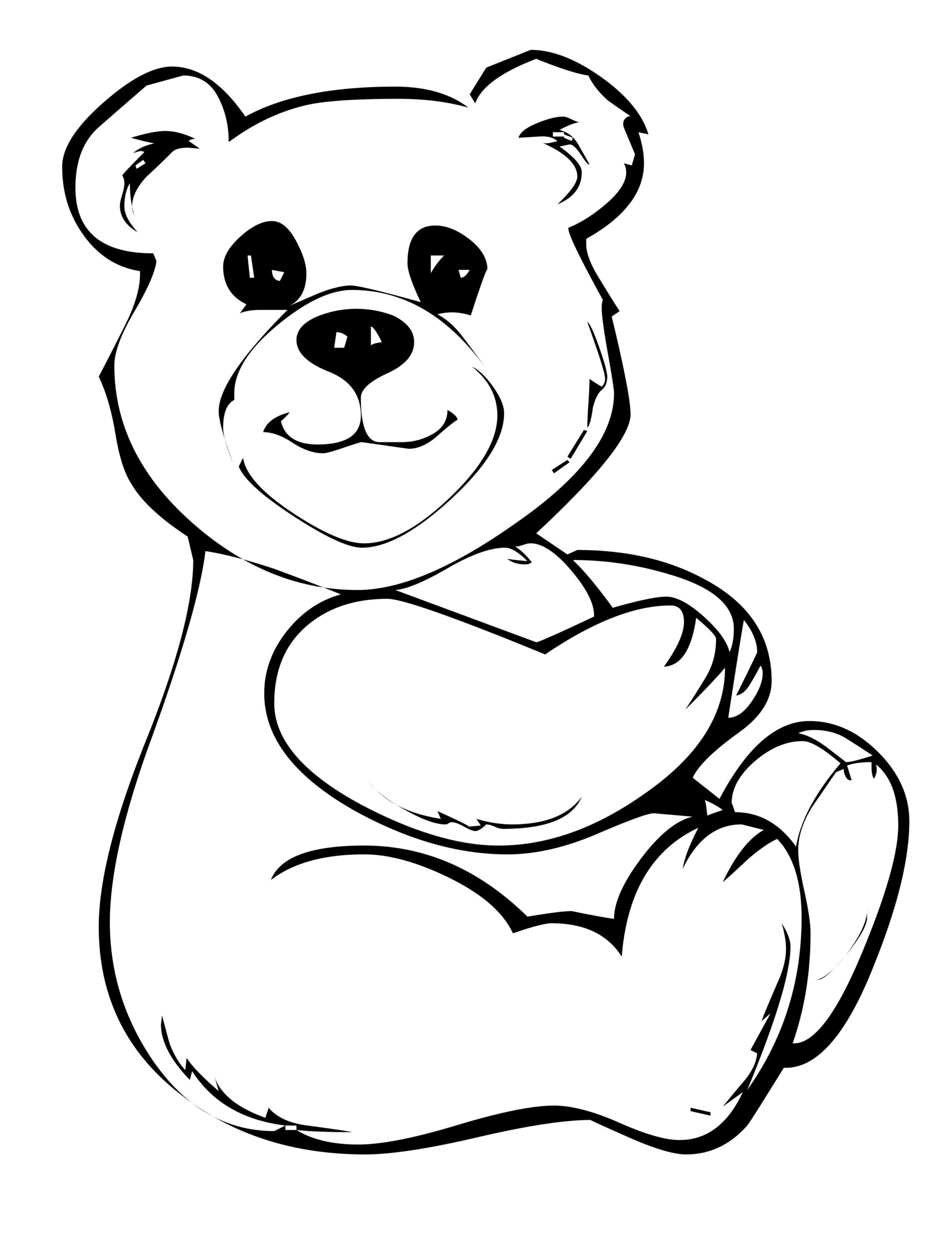Free Printable Coloring Pages Of Teddy Bears