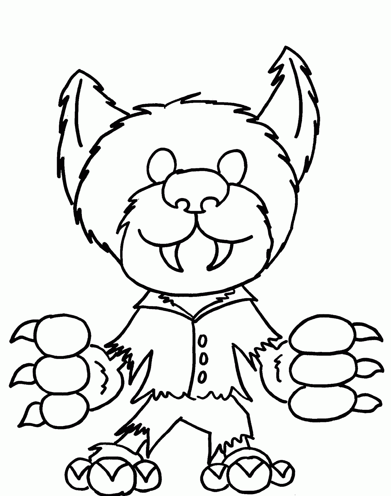 Monster Printable Coloring Pages