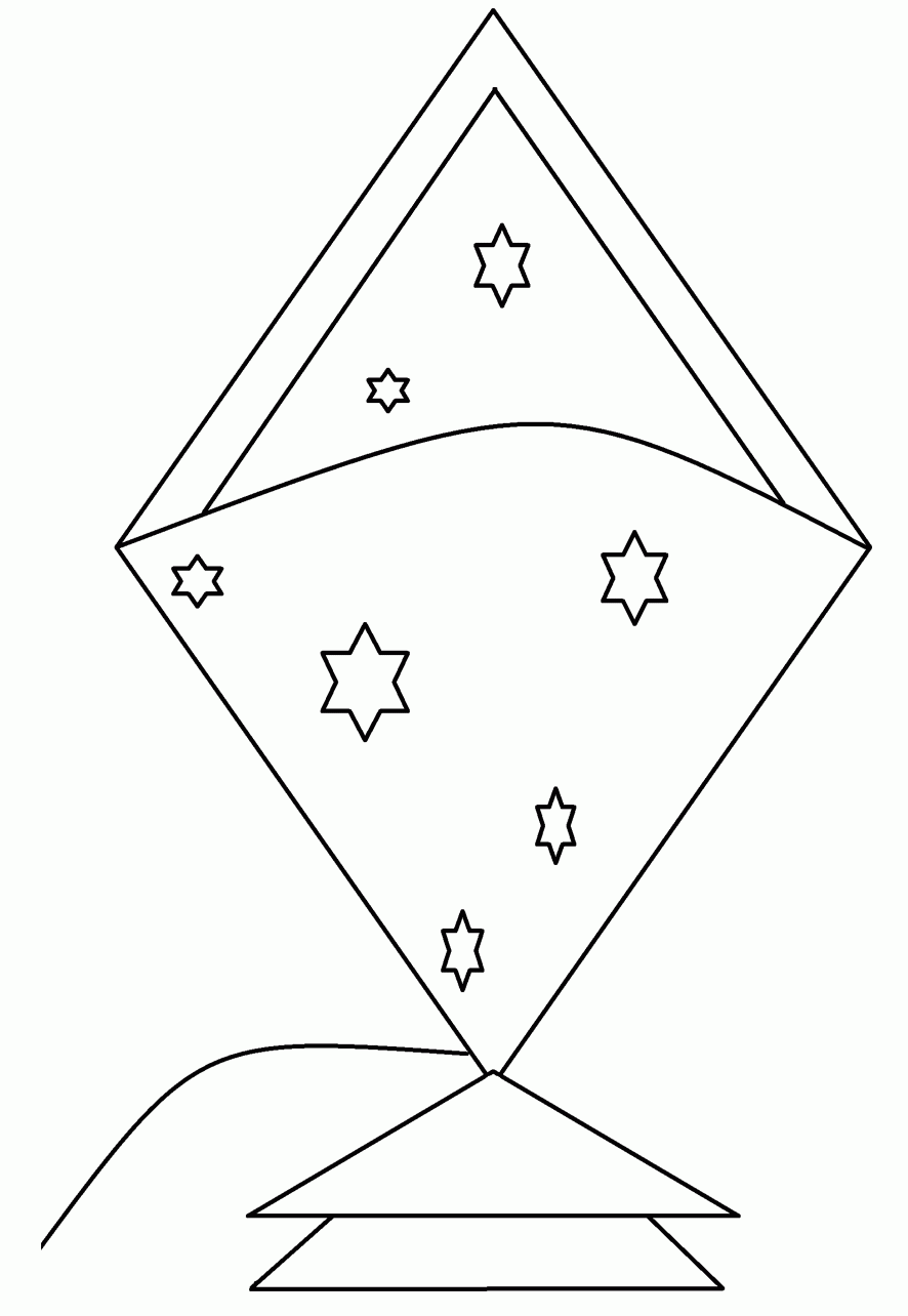 Free Printable Kite Coloring Pages For Kids