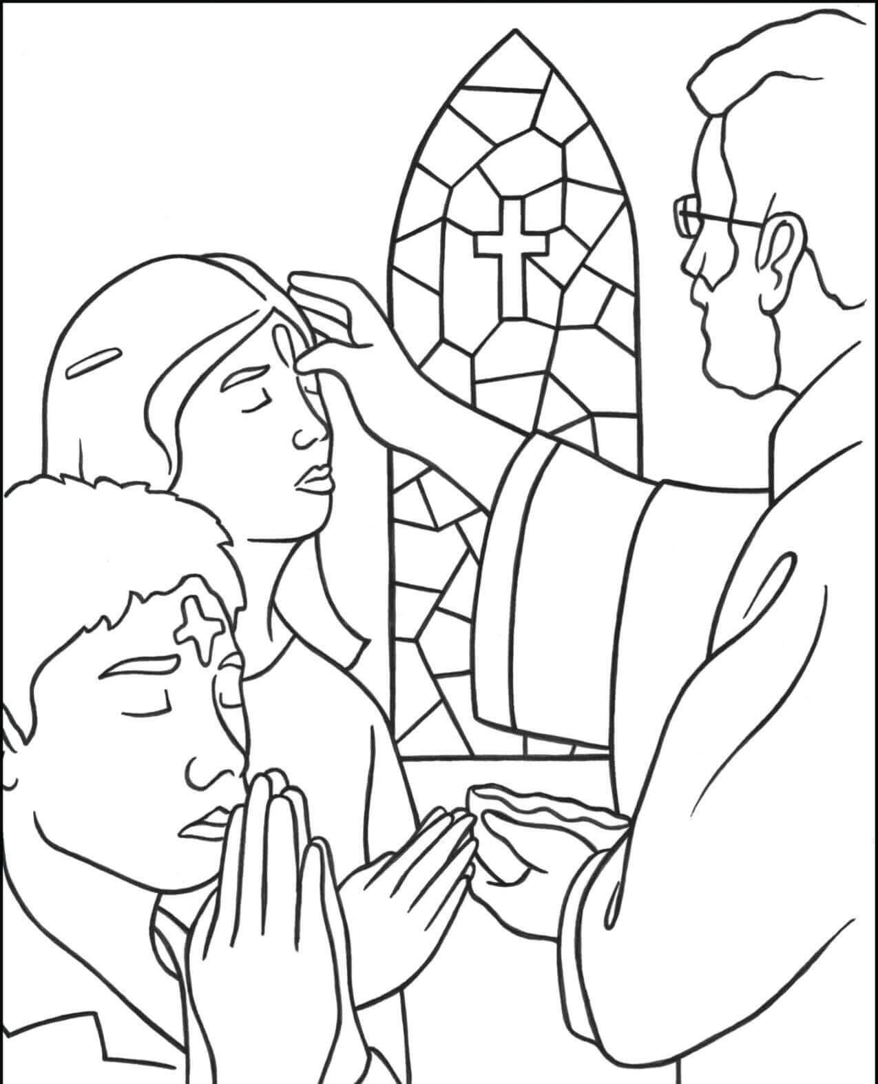 Lent Kids Color Pages Printable