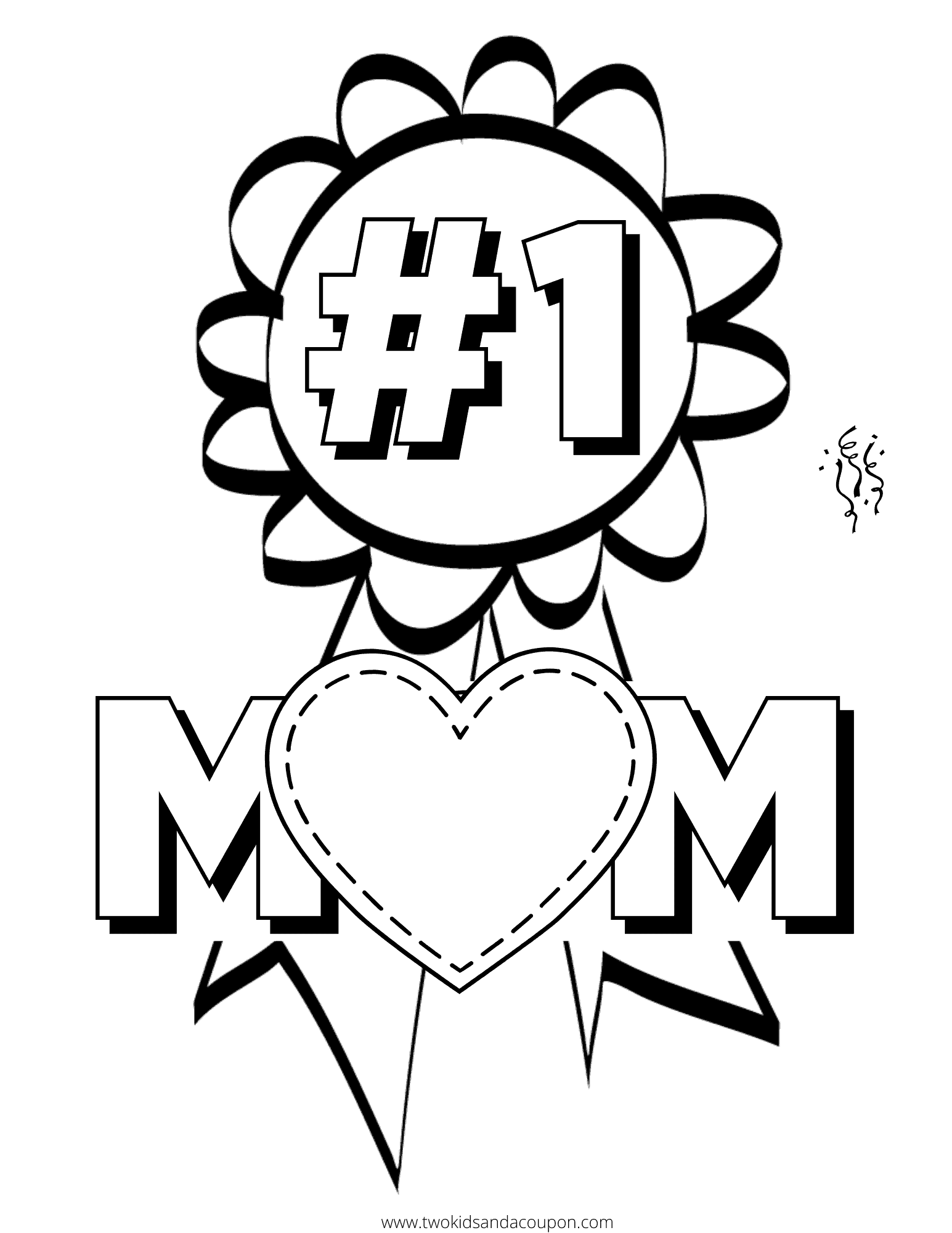 Printable Mothers Day Coloring Pages