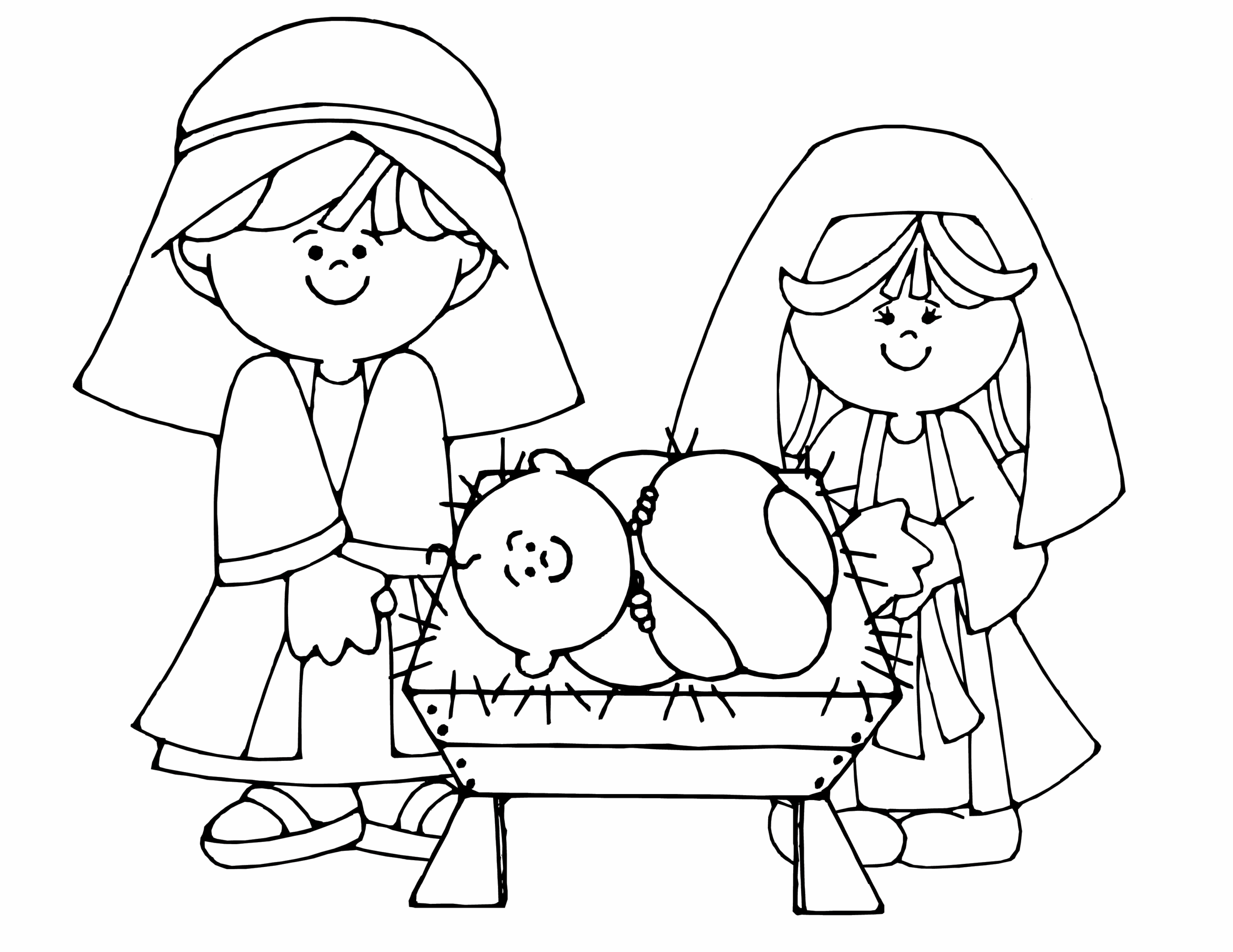 Free Printable Nativity Coloring Pages For Kids Best Coloring Pages For Kids