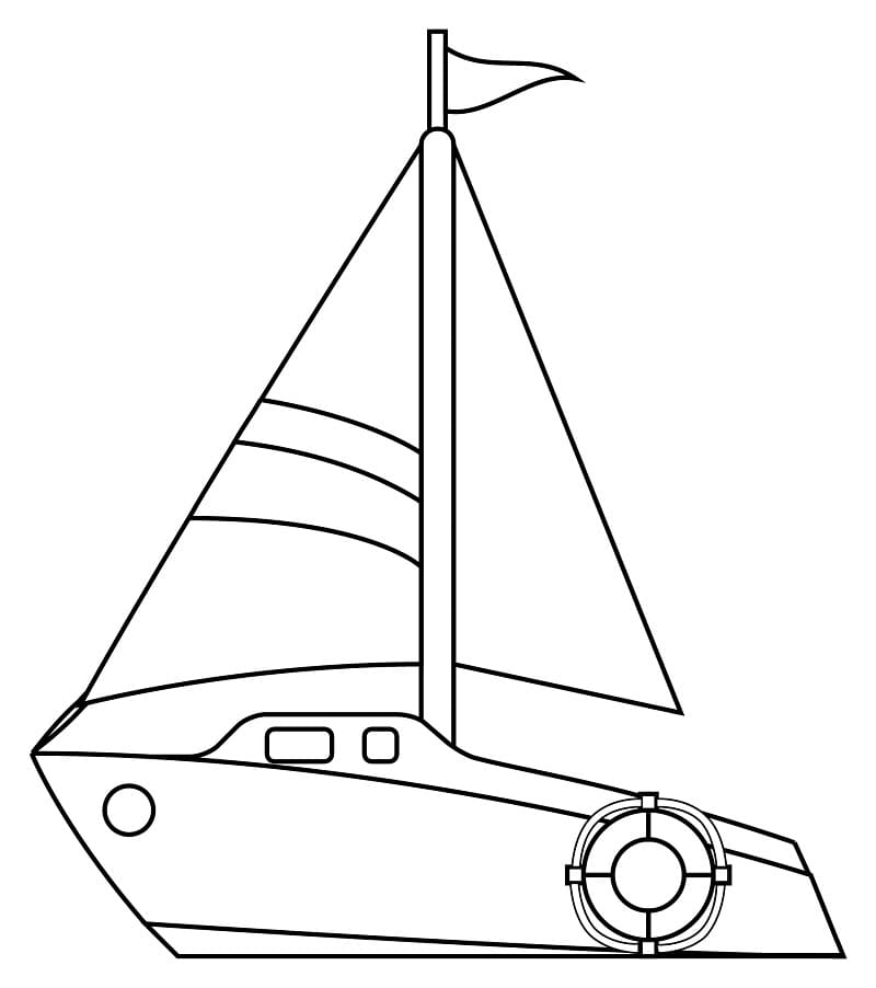 Free Printable Sailboat Coloring Page Free Printable Coloring Pages For Kids