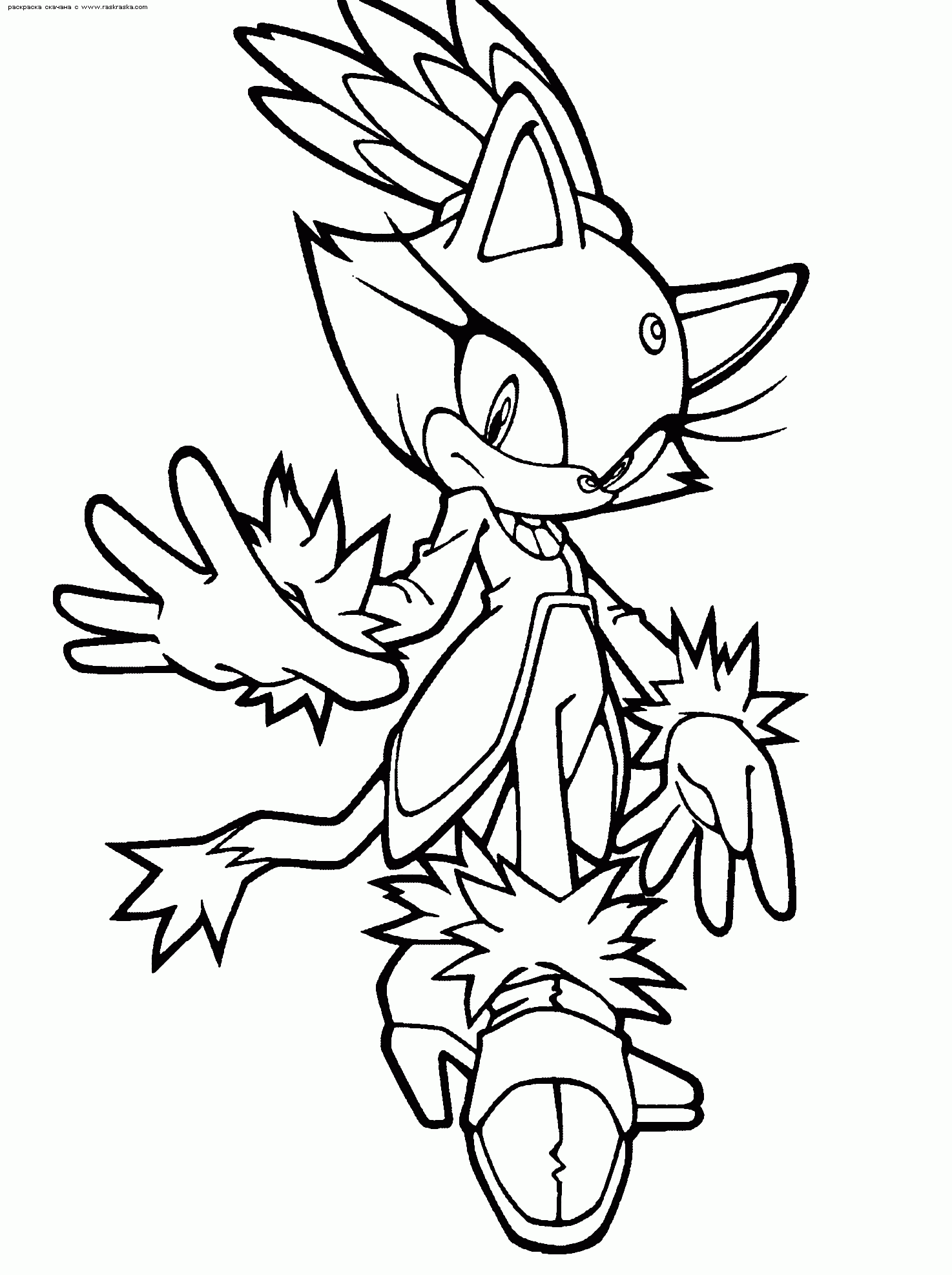 Printable Sonic Coloring Pages
