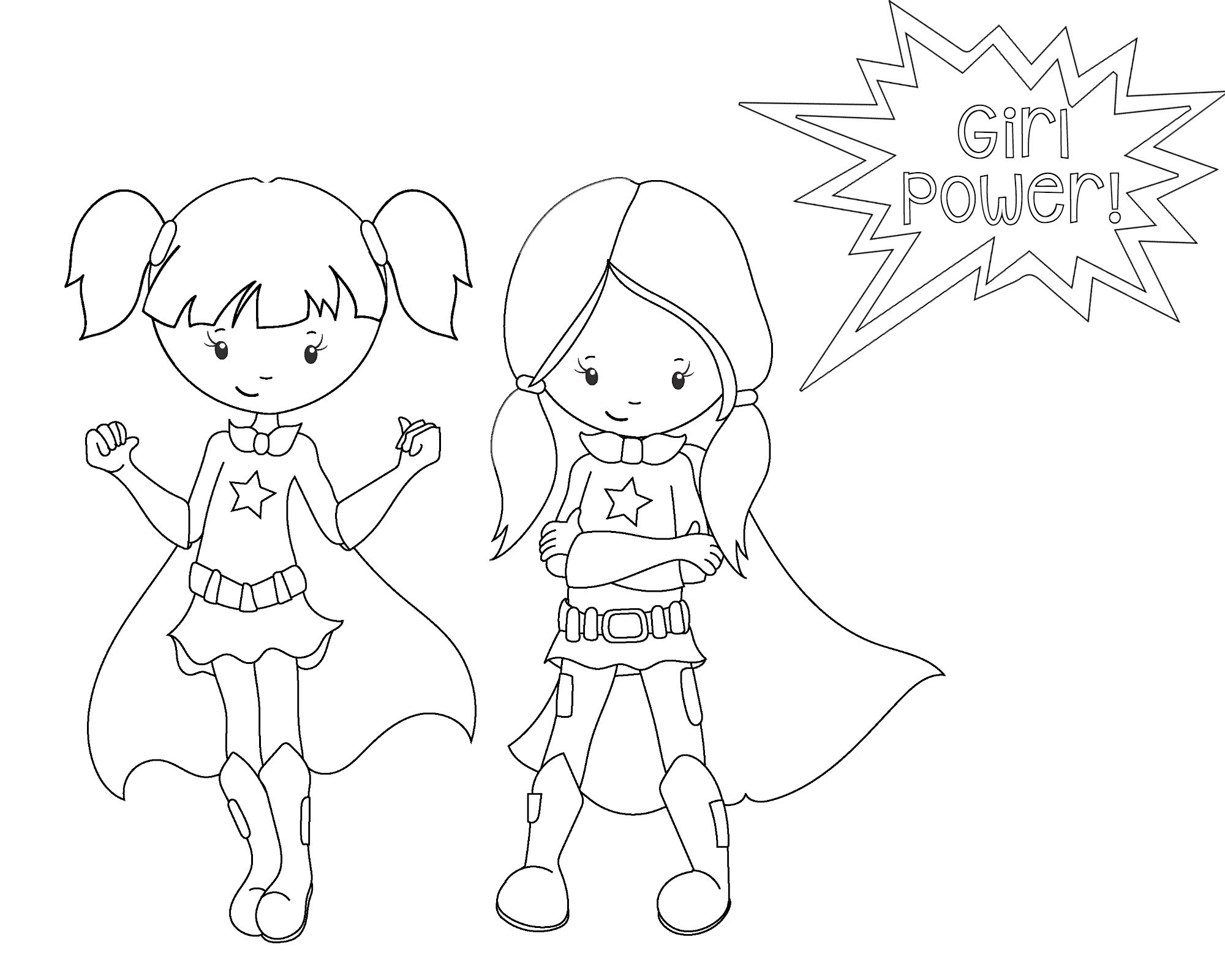 Free Printable Superhero Coloring Sheets For Kids Crazy Little Projects