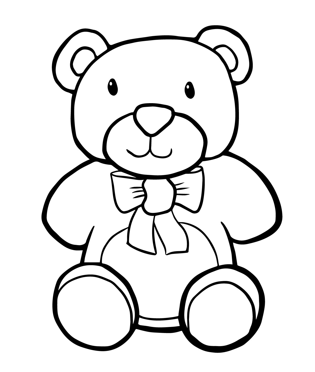 Printable Bear Coloring Pages
