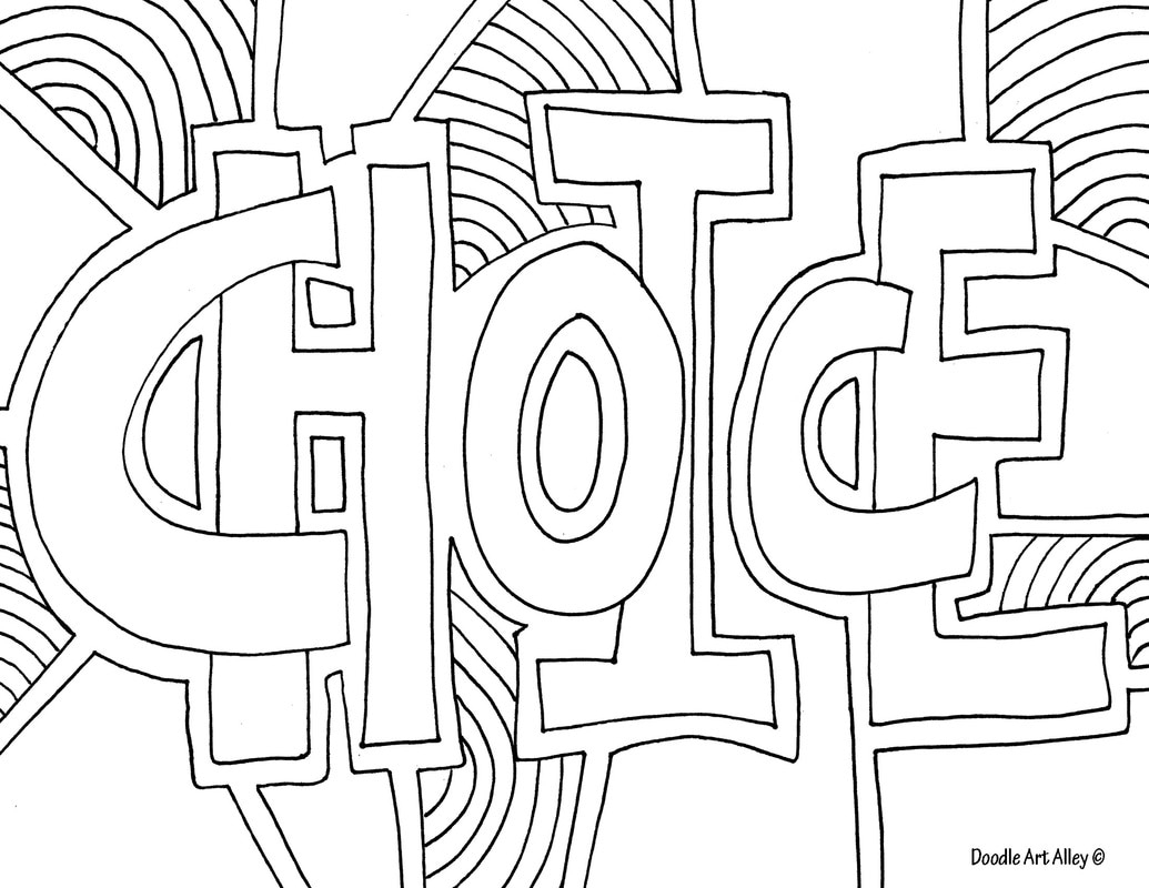 Free Printable Word Coloring Pages
