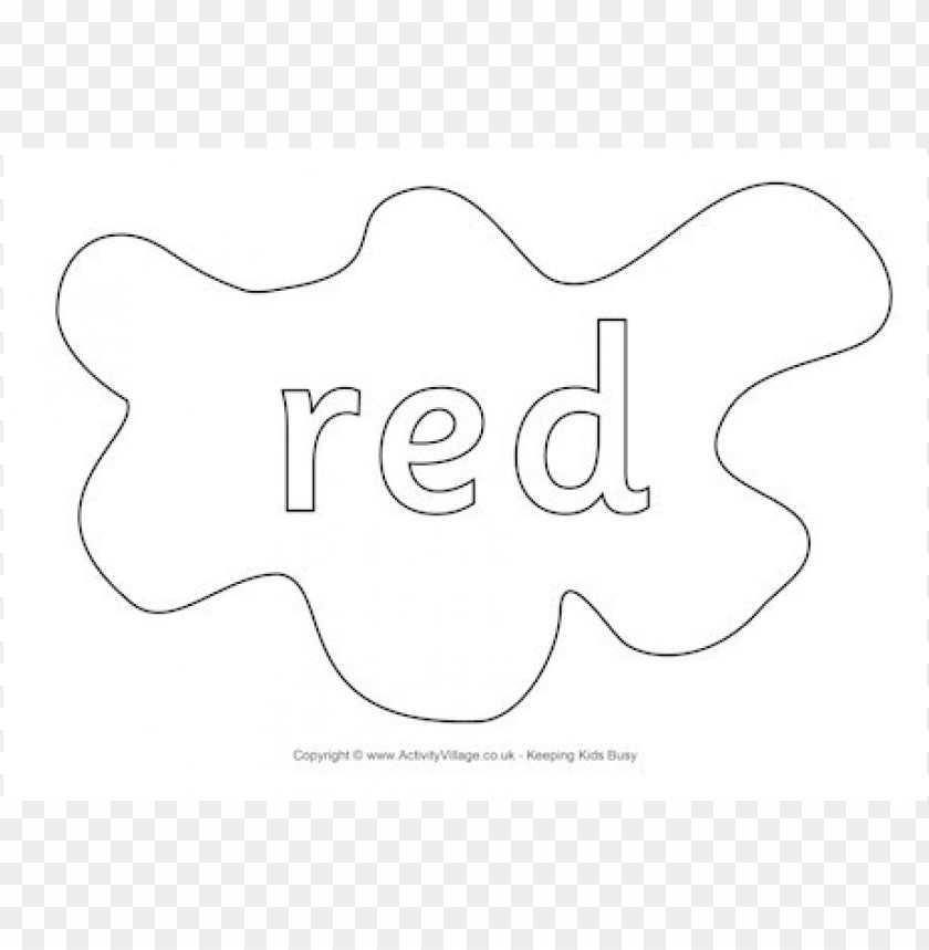 Free Printable Red Coloring Pages