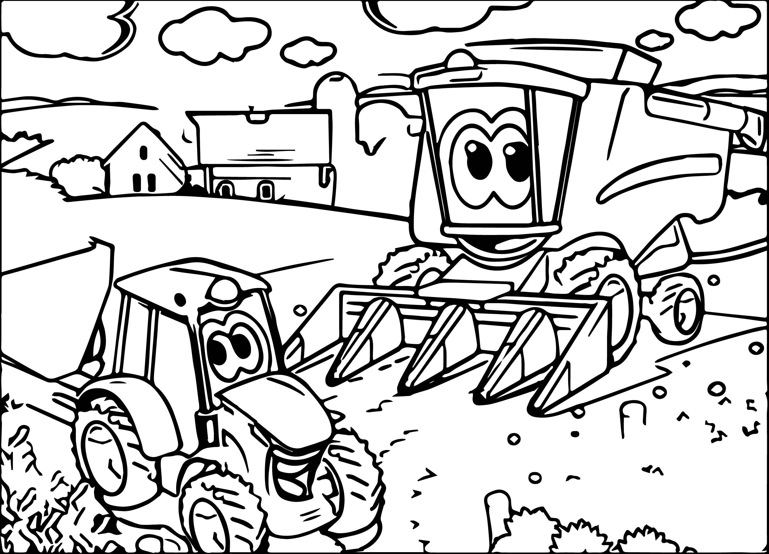 Free Tractor Coloring Pages For Boys Coloring Pages