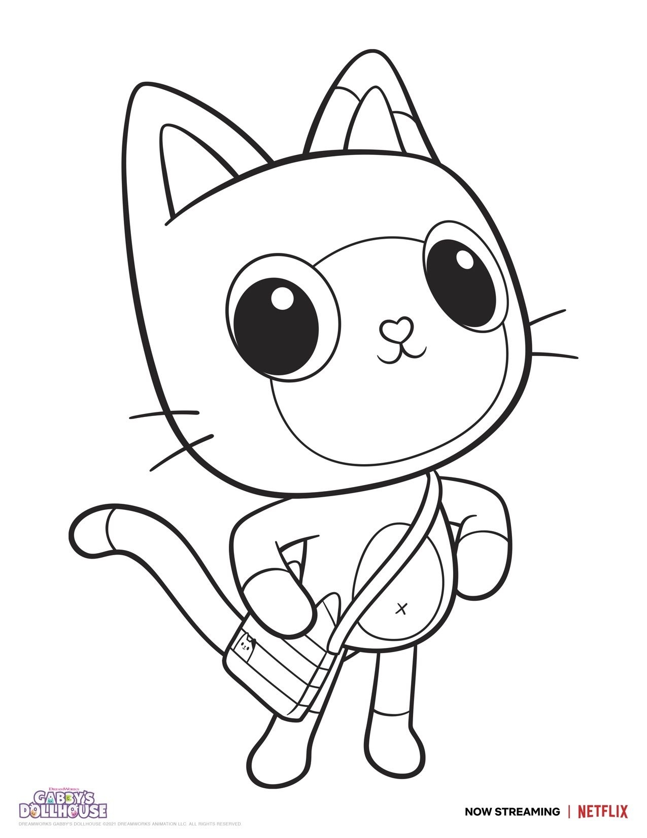 Printables Gabby's Dollhouse Coloring Pages
