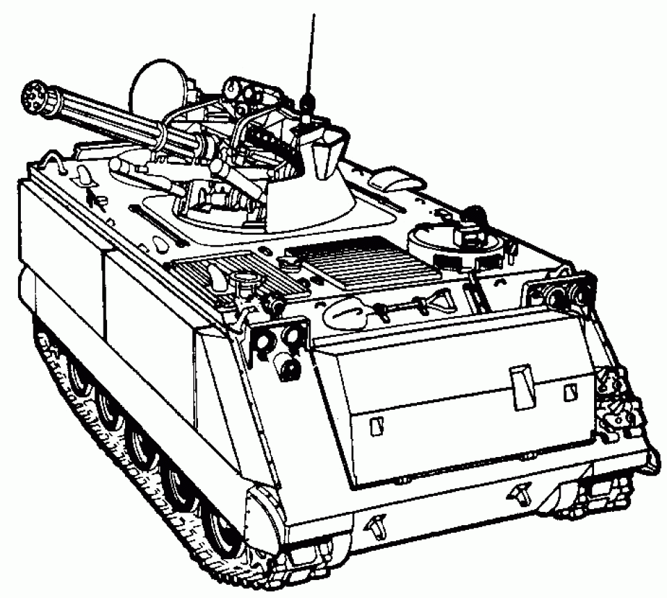 Army Tanks Coloring Pages Printable