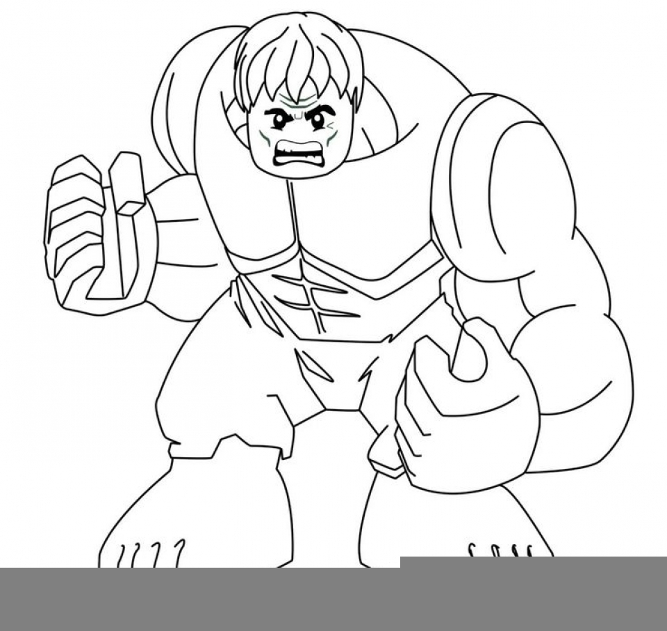 Hulk Printable Coloring Pages