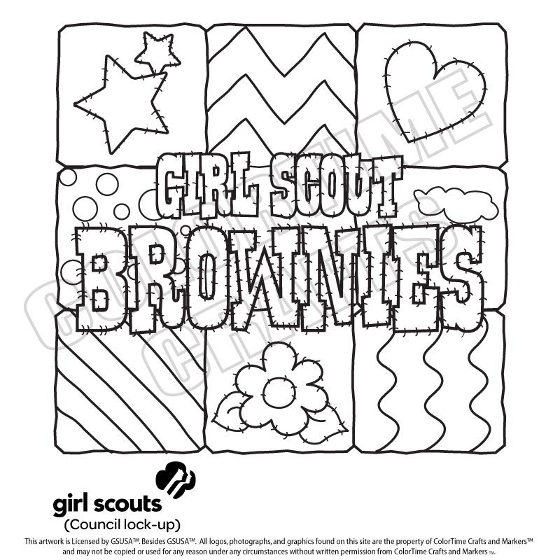 Girl Scout Daisy Coloring Pages To Print Inerletboo