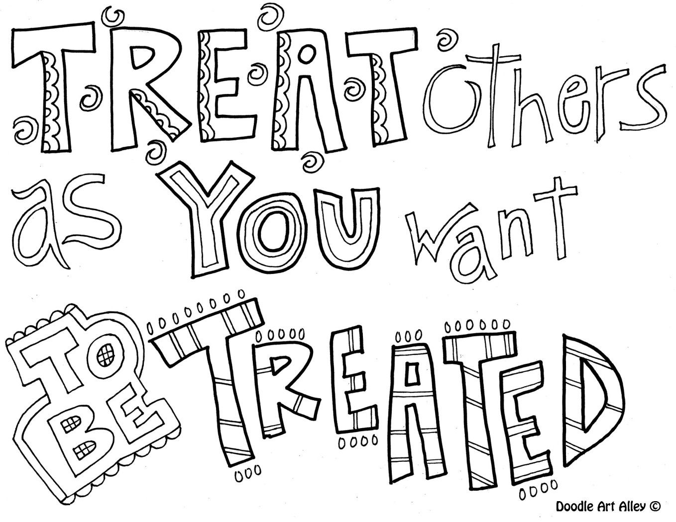 Golden Rule Coloring Page