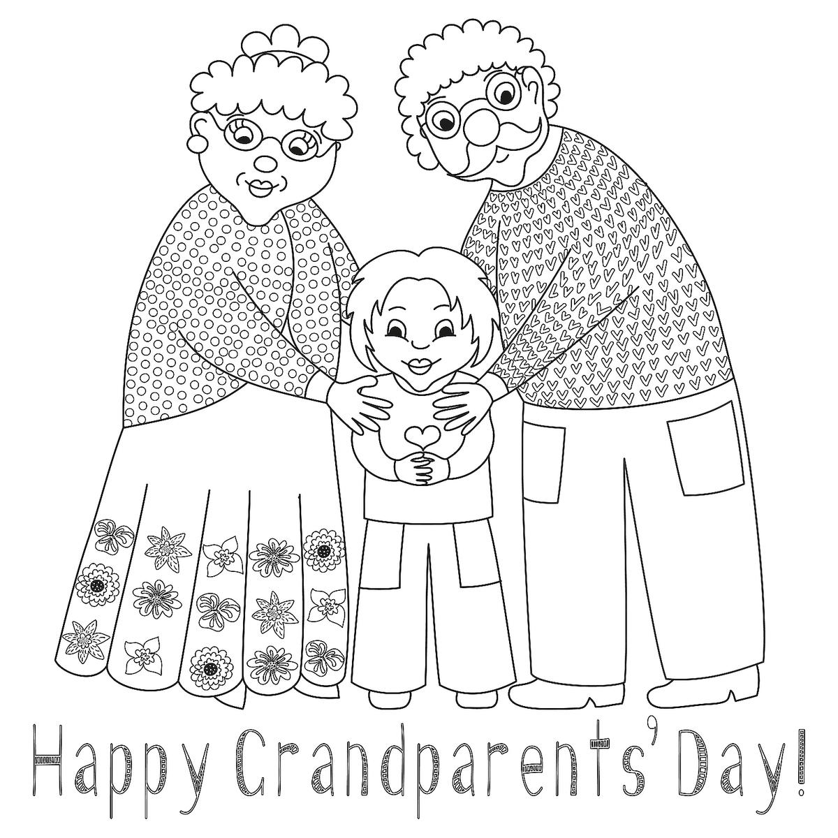 Printable Coloring Pages Grandmas House
