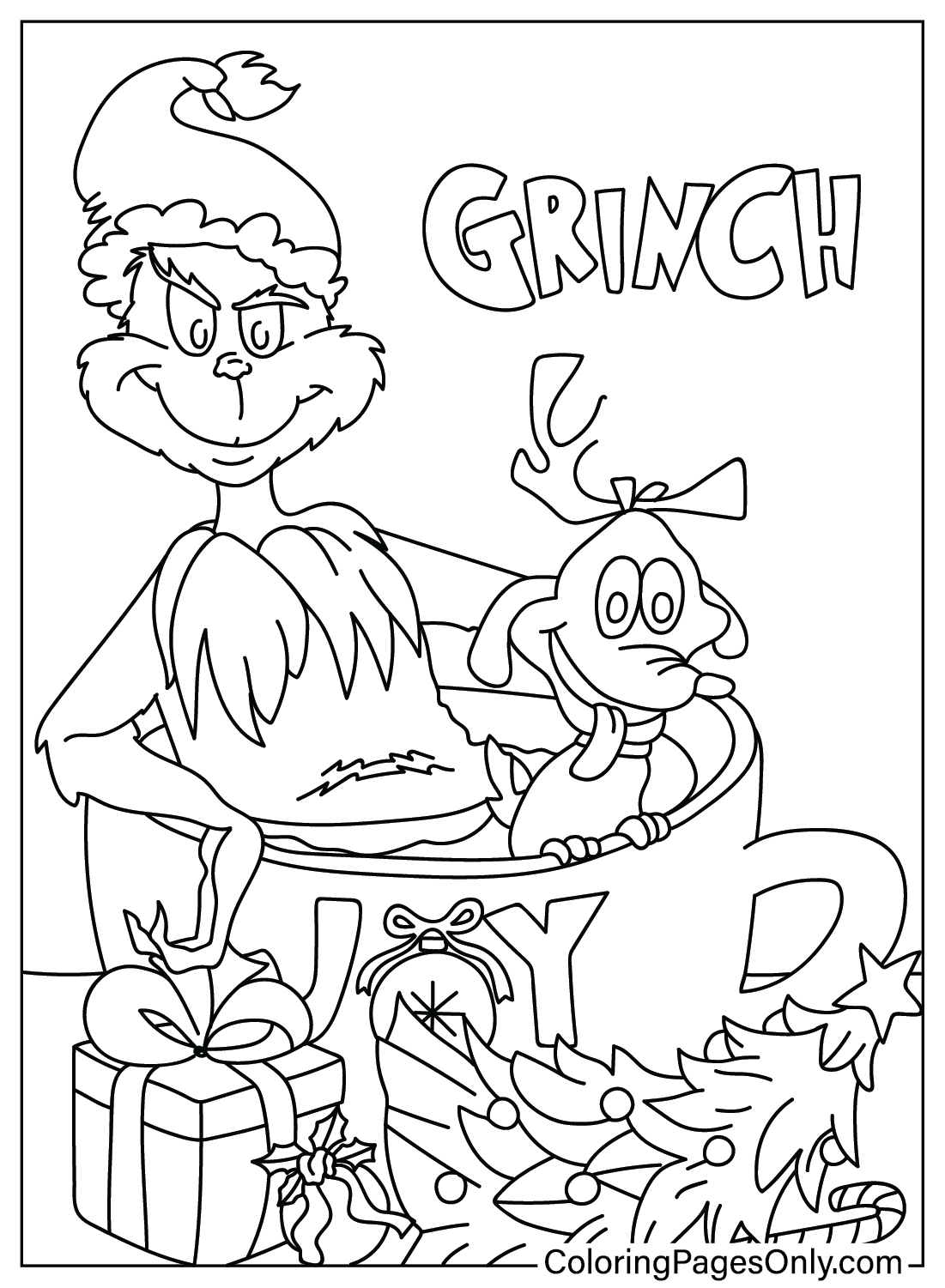 Free Grinch Printable Coloring Pages