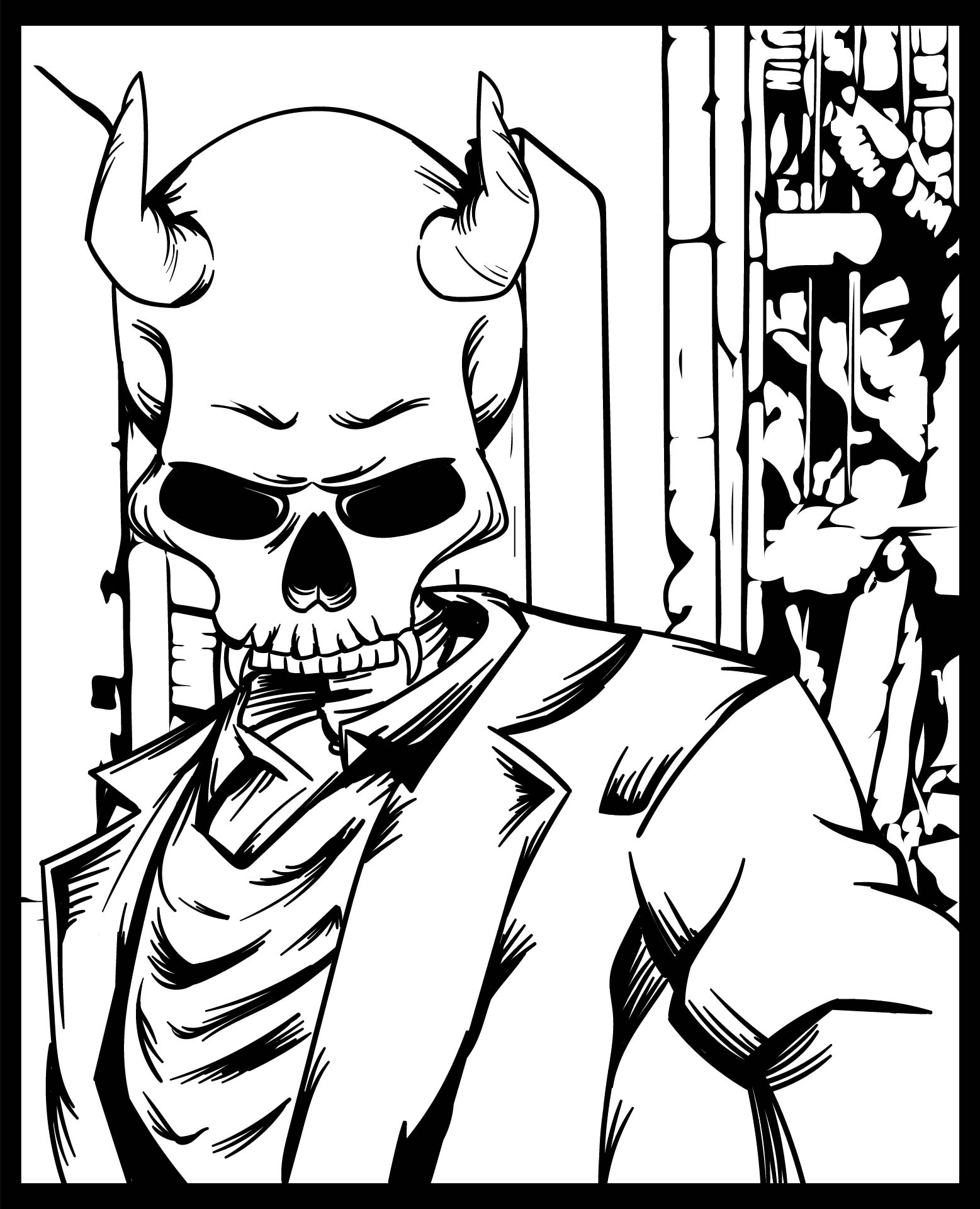 Halloween Skeleton Coloring Pages 15 Free PDF Printables Printablee