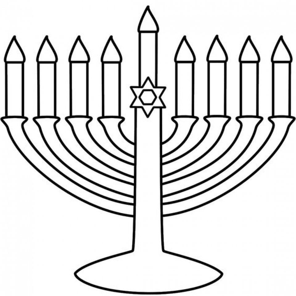 Chanukah Coloring Pages Printable