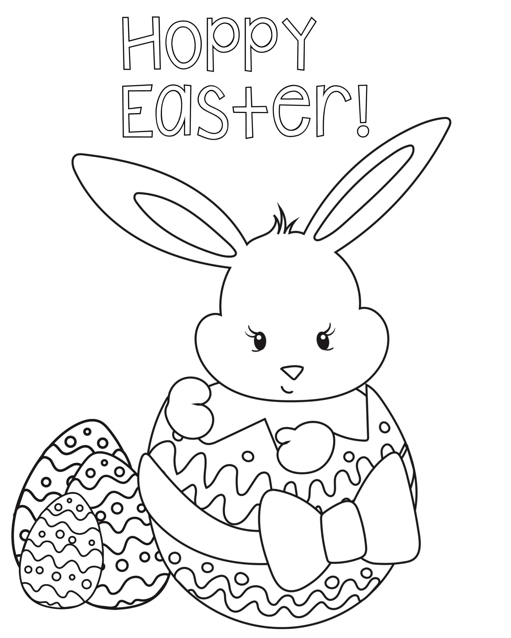 Easter Color Pages Free Printable