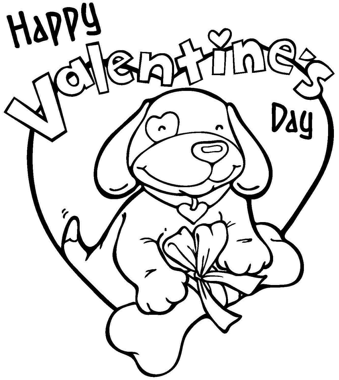 Valentines Free Printable Coloring Pages