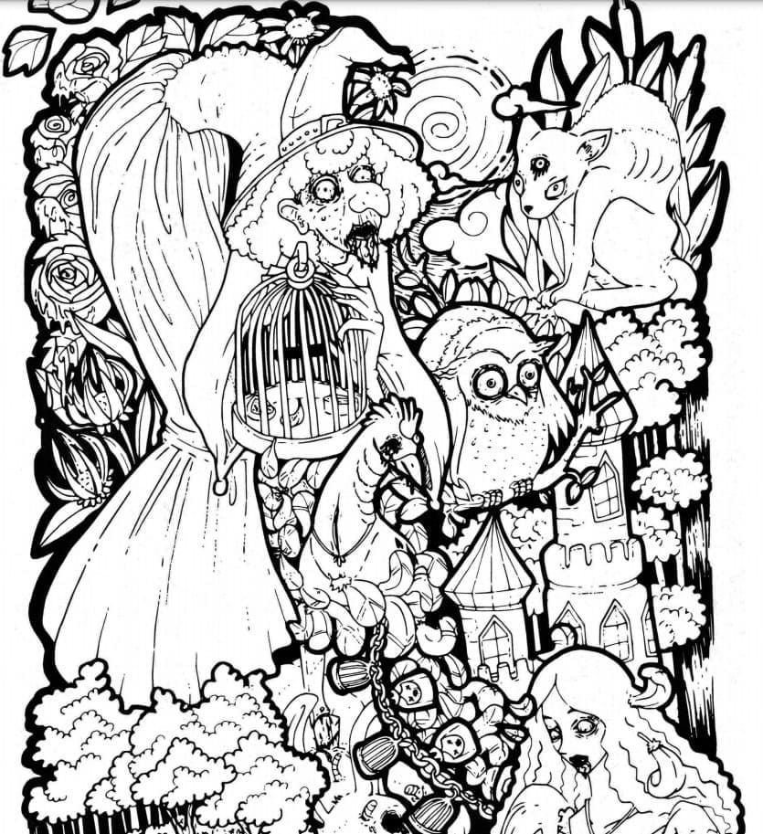 Horror Coloring Pages Free Printable Coloring Pages For Kids