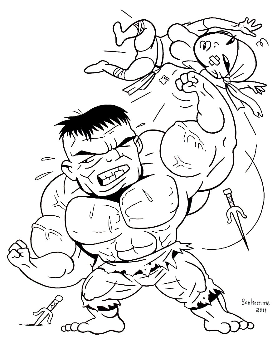 Hulk Coloring Page For Kids Hulk Coloring Pages For Kids
