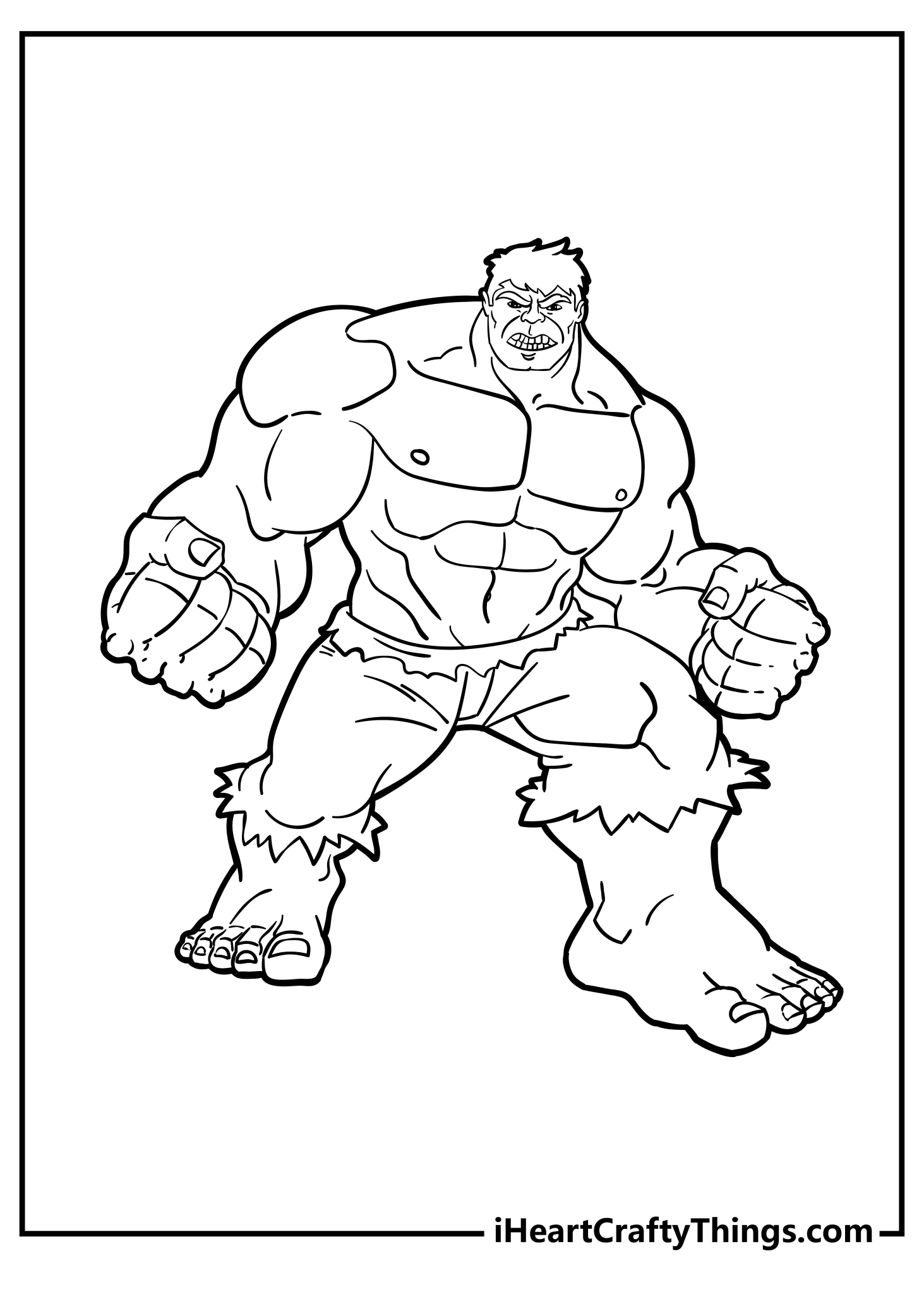 Hulk Coloring Pages 100 Free Printables